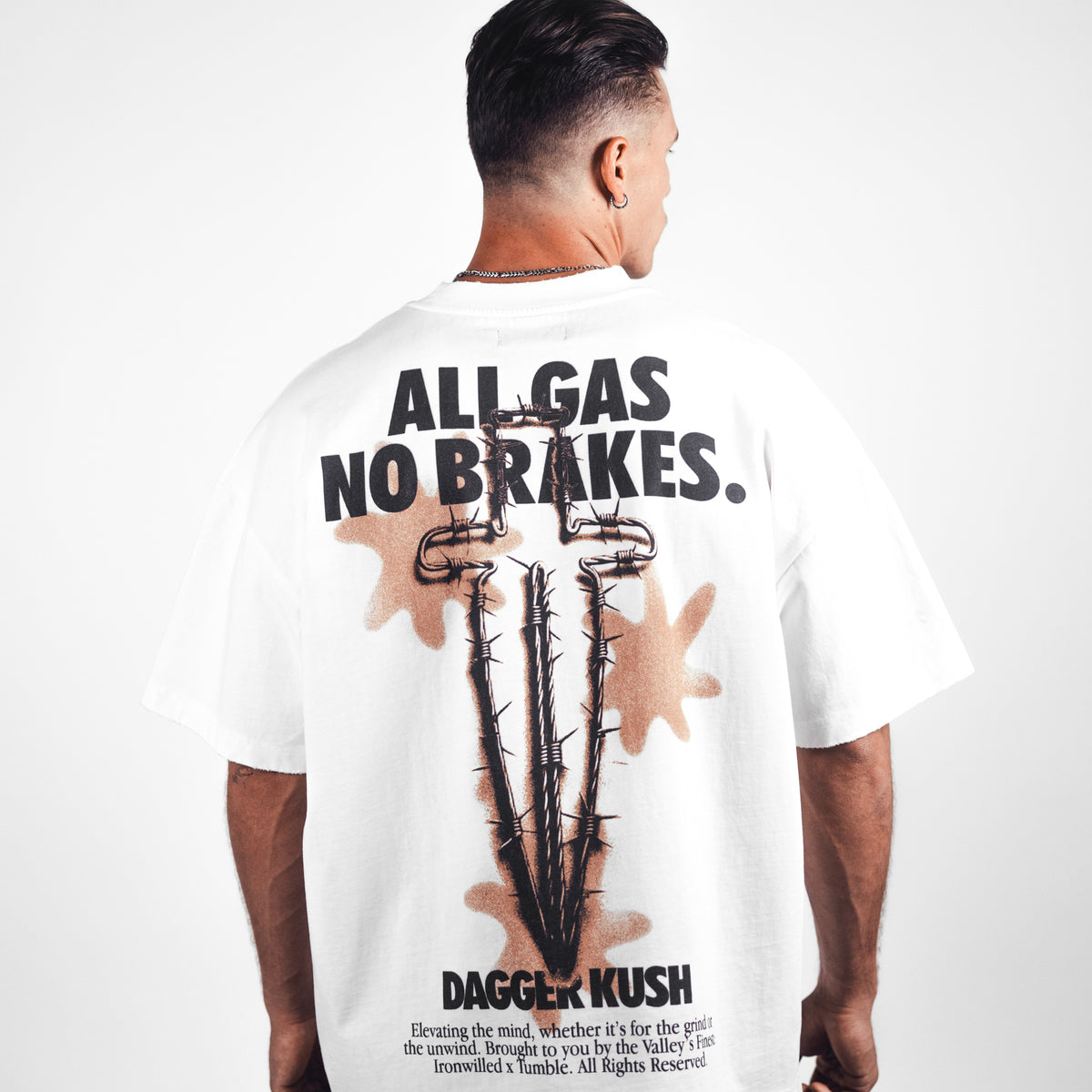 IRONWILLED All Gas No Brakes Tee