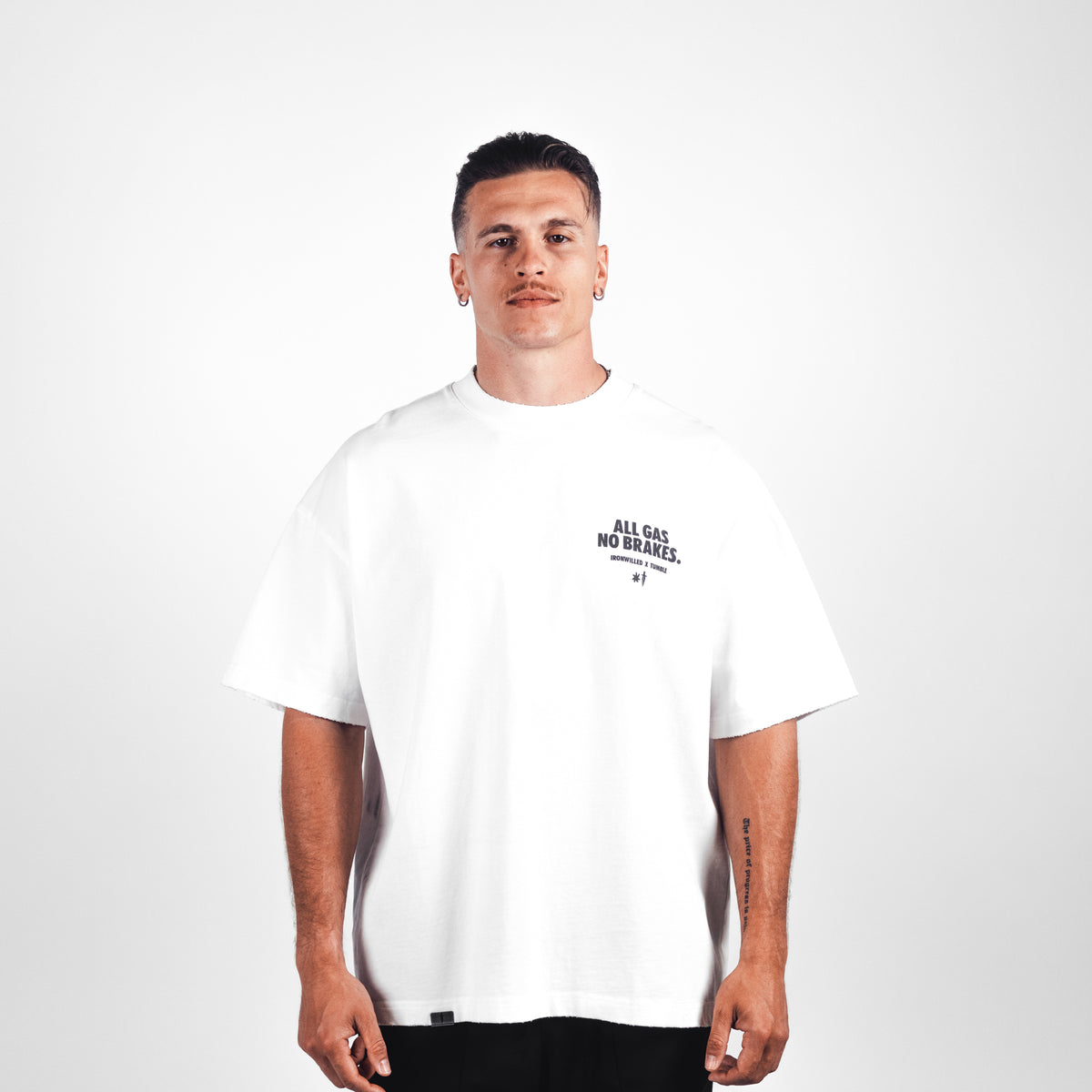 IRONWILLED All Gas No Brakes Tee