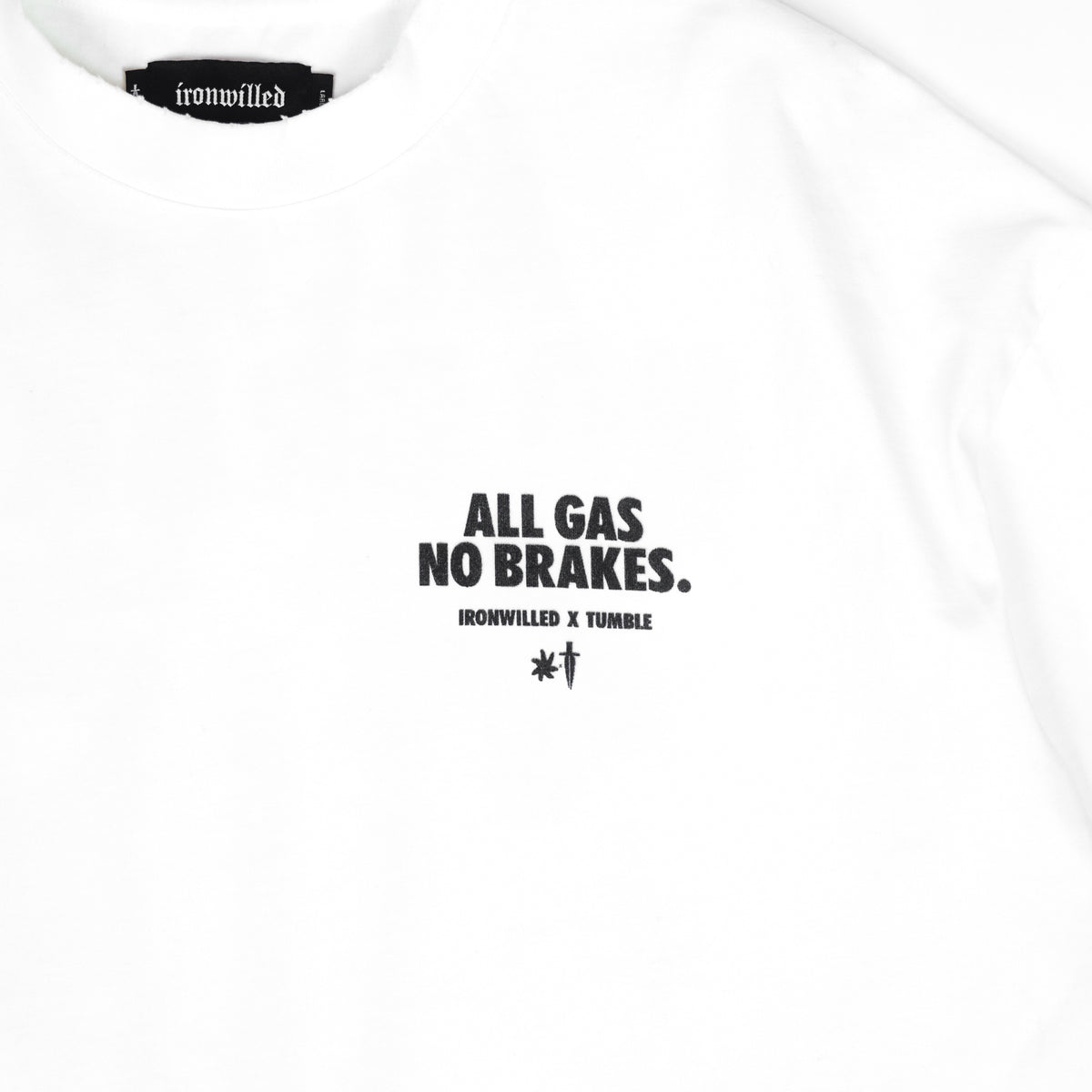 IRONWILLED All Gas No Brakes Tee