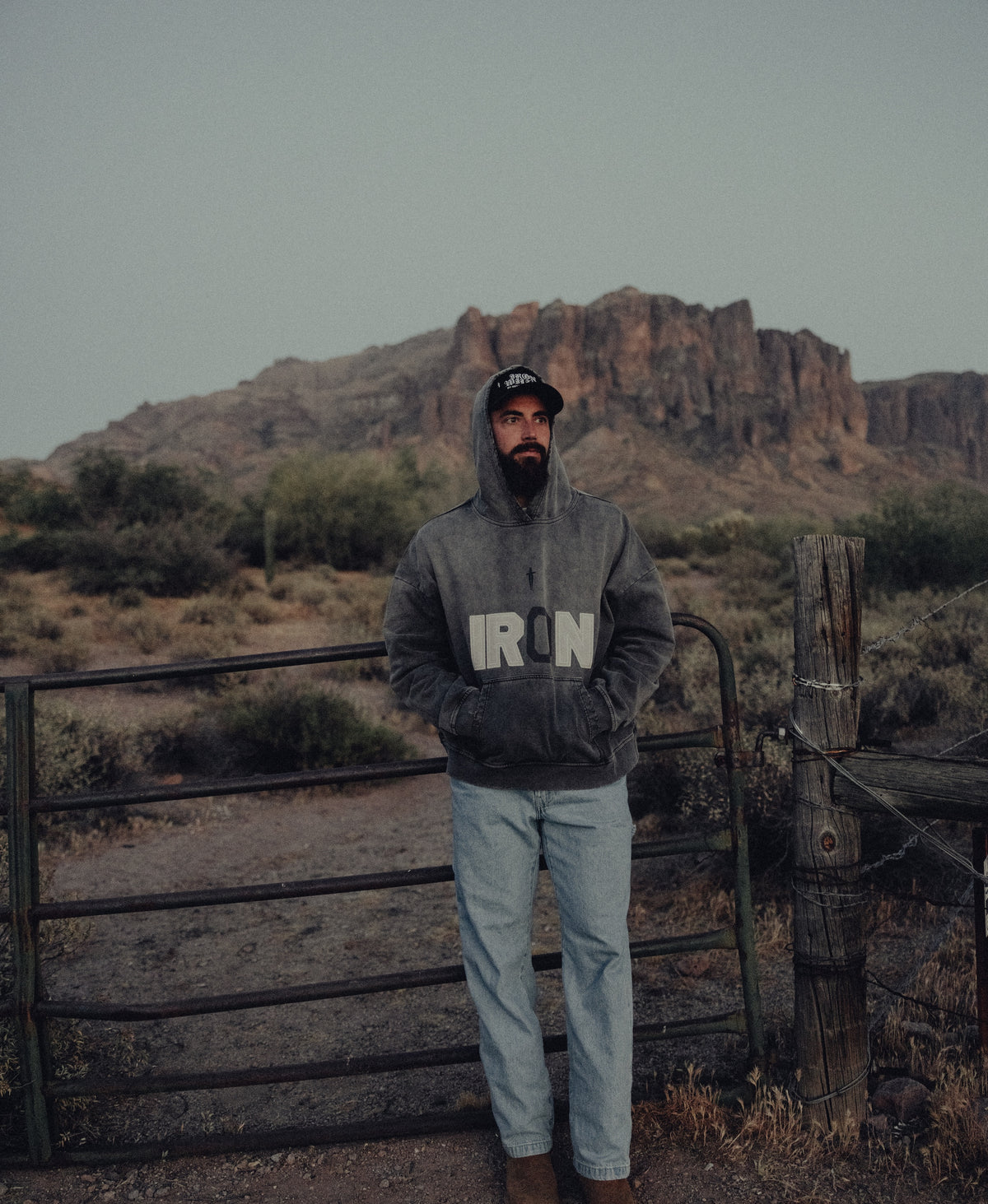 IRONWILLED Iron State Hoodie - Grey