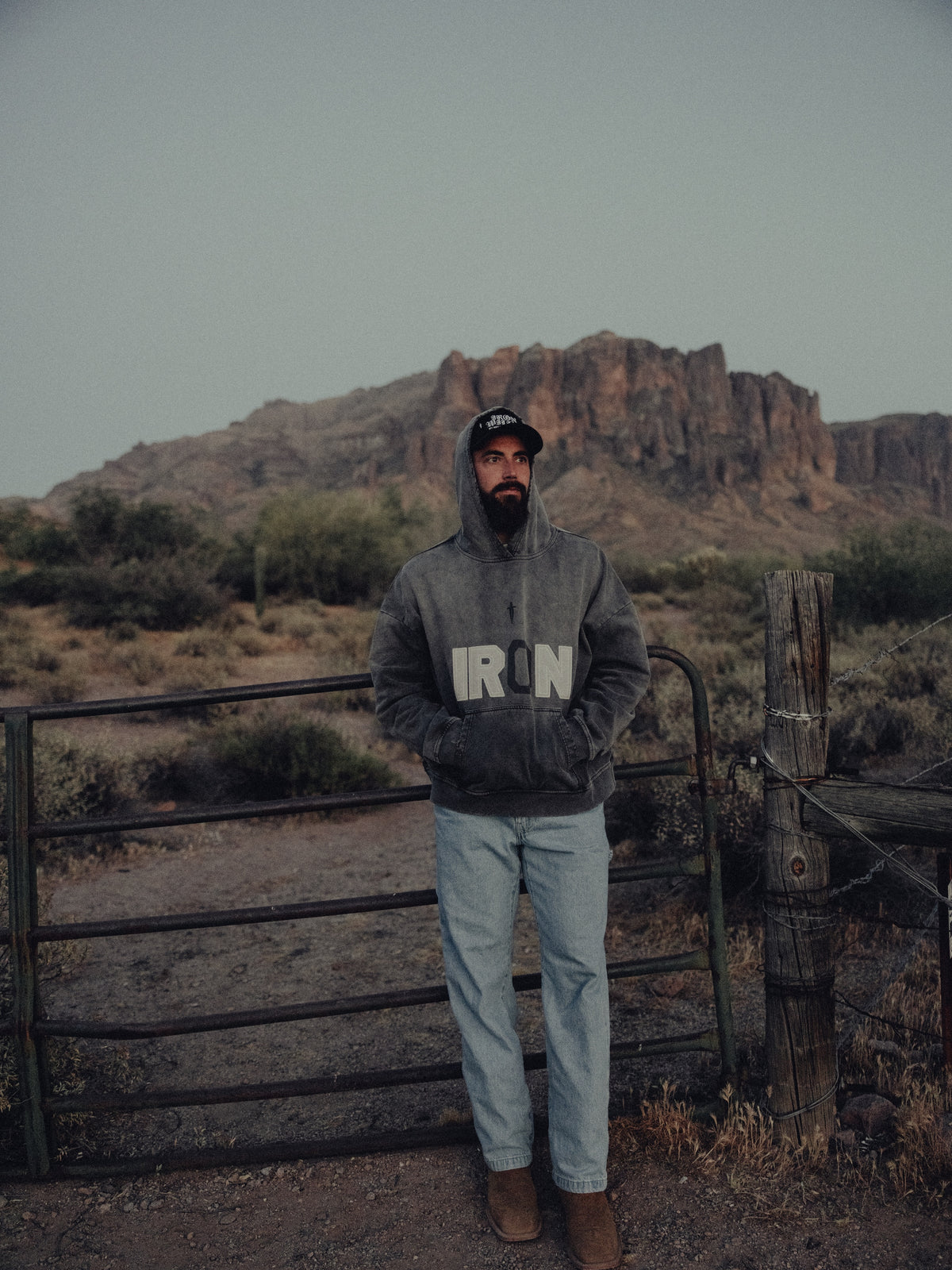 IRONWILLED Iron State Hoodie - Grey