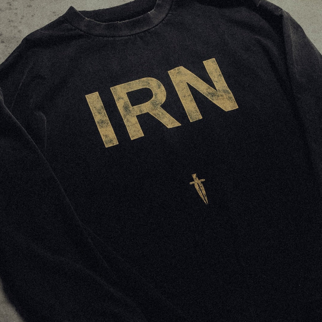 IRONWILLED IRN Long Sleeve - Faded Black