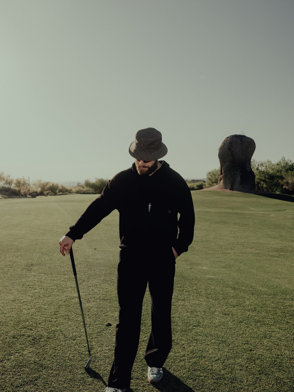 IRONWILLED Dagger Knit Pullover - Black