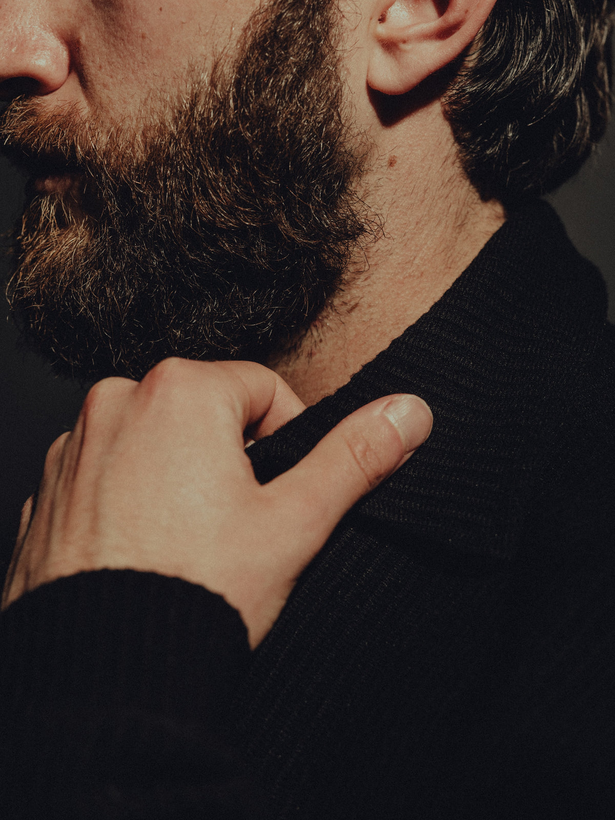IRONWILLED Dagger Knit Pullover - Black