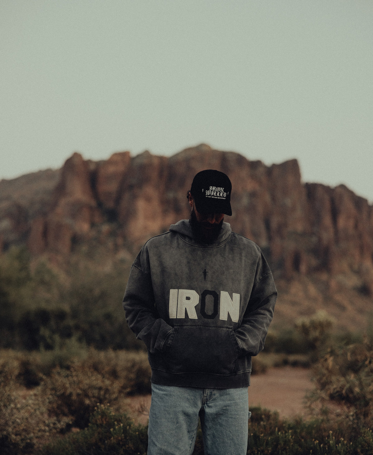 IRONWILLED Iron State Hoodie - Grey