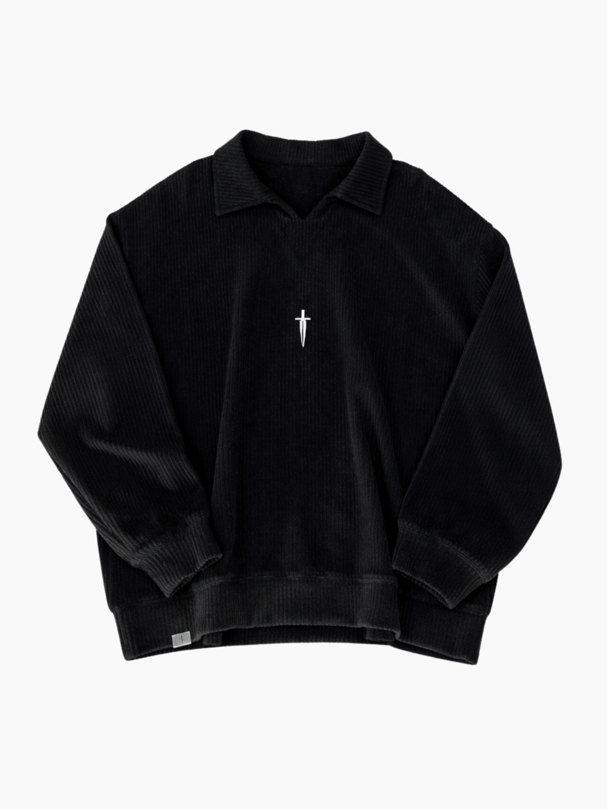 IRONWILLED Dagger Knit Pullover - Black