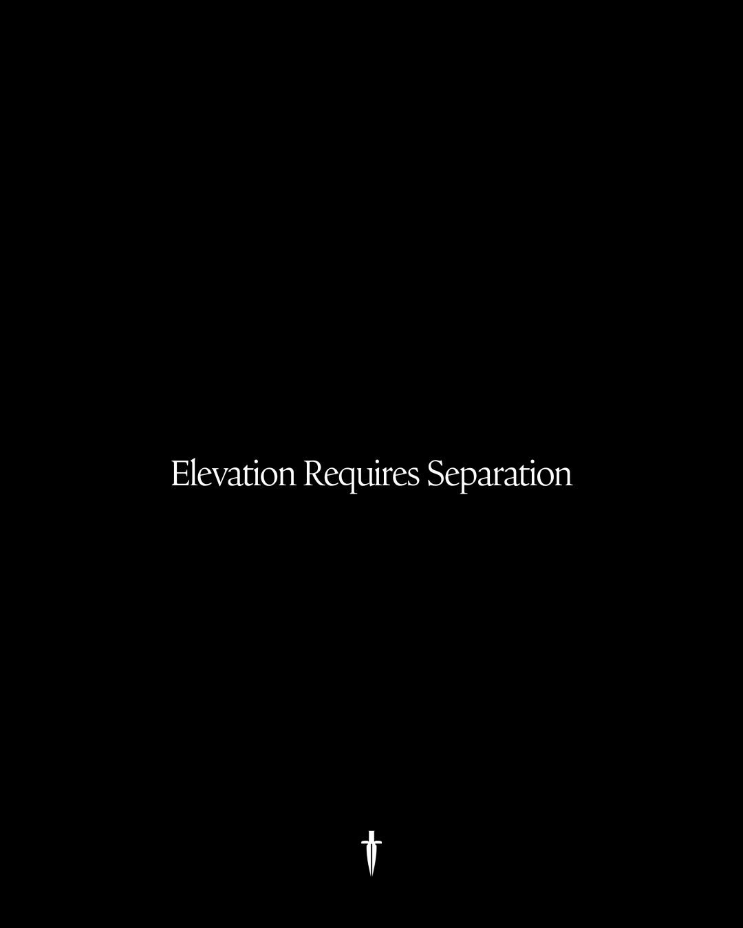 Elevation Requires Separation
