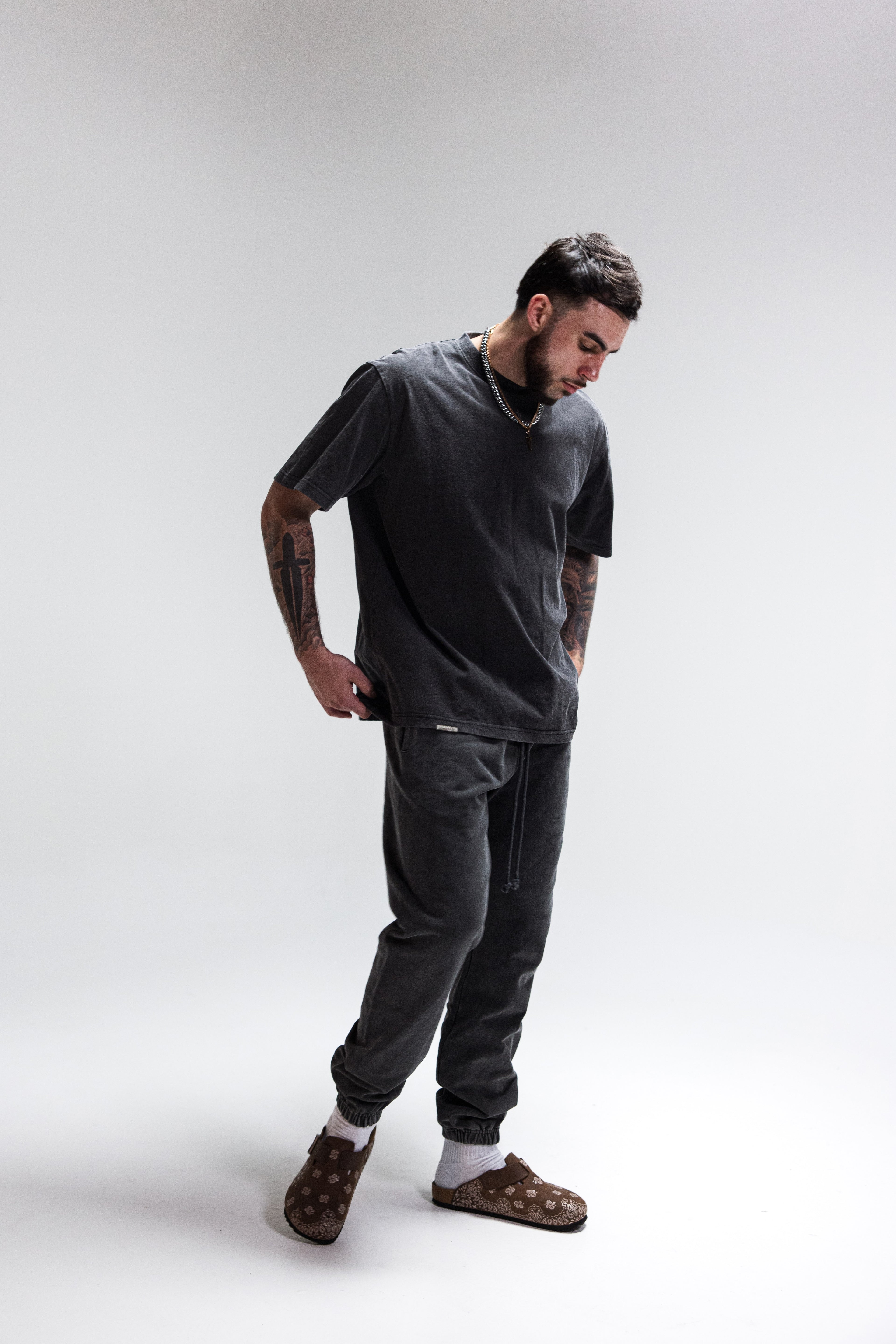 STAPLE SWEATPANTS - VINTAGE GREY