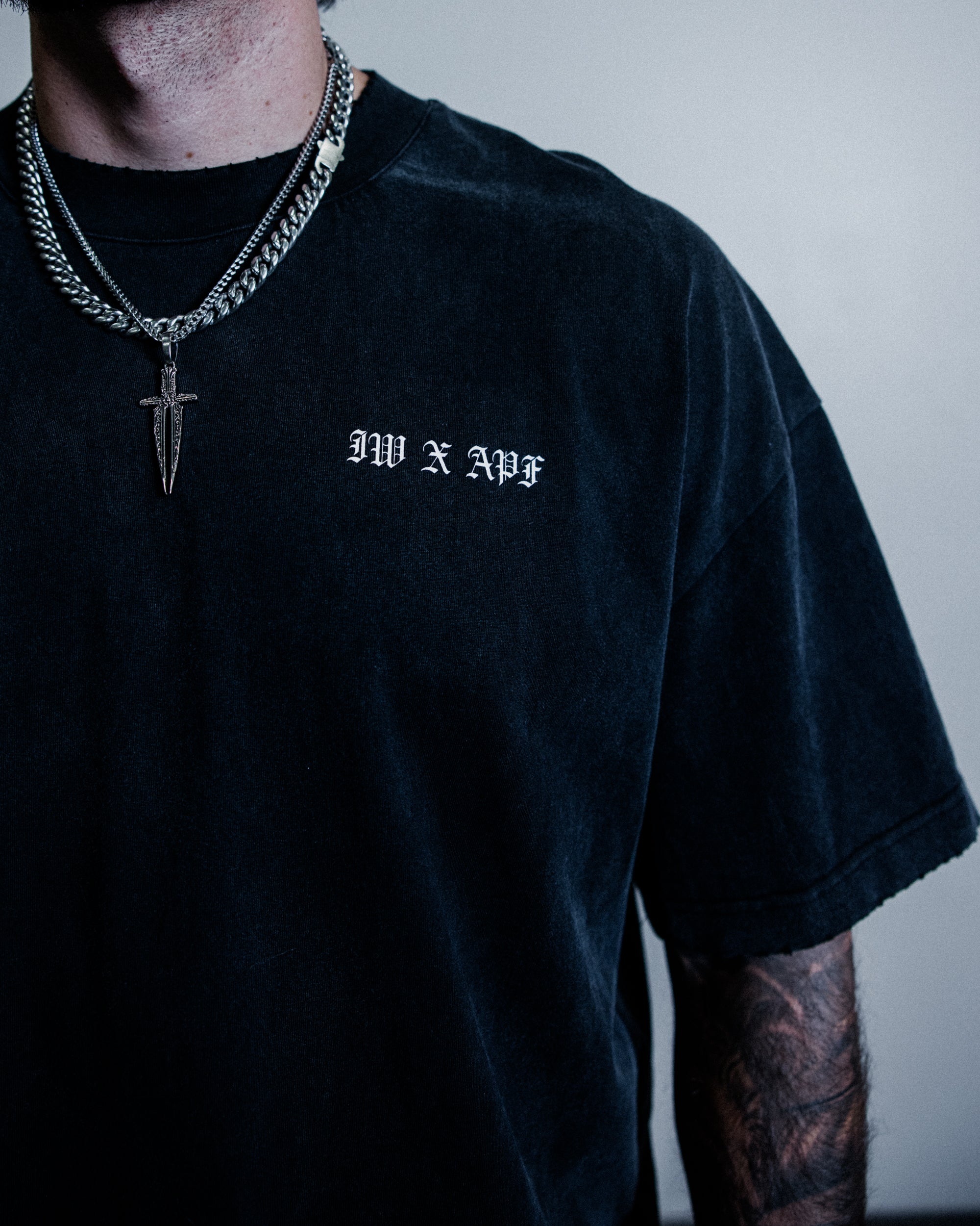 IRON SHARPENS IRON TEE - [VINTAGE BLACK]