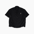 CHROME DAGGER BUTTON-DOWN [BLACK]