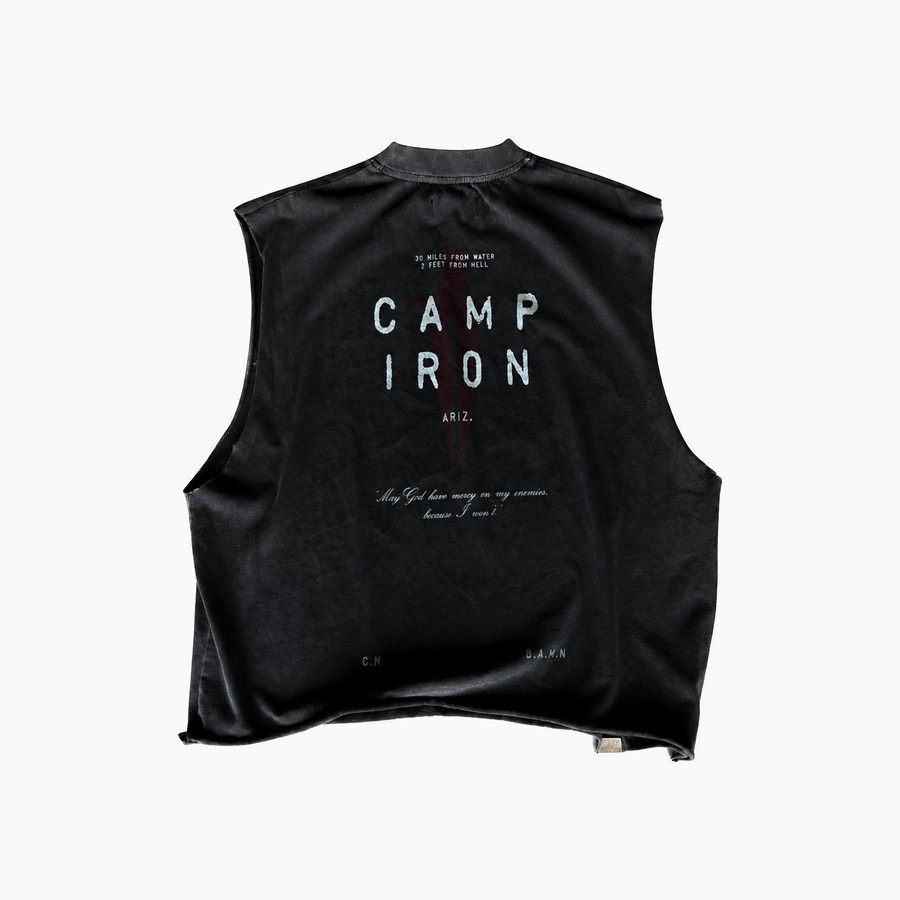 CAMP IRON CUTOFF - [FADED BLACK]