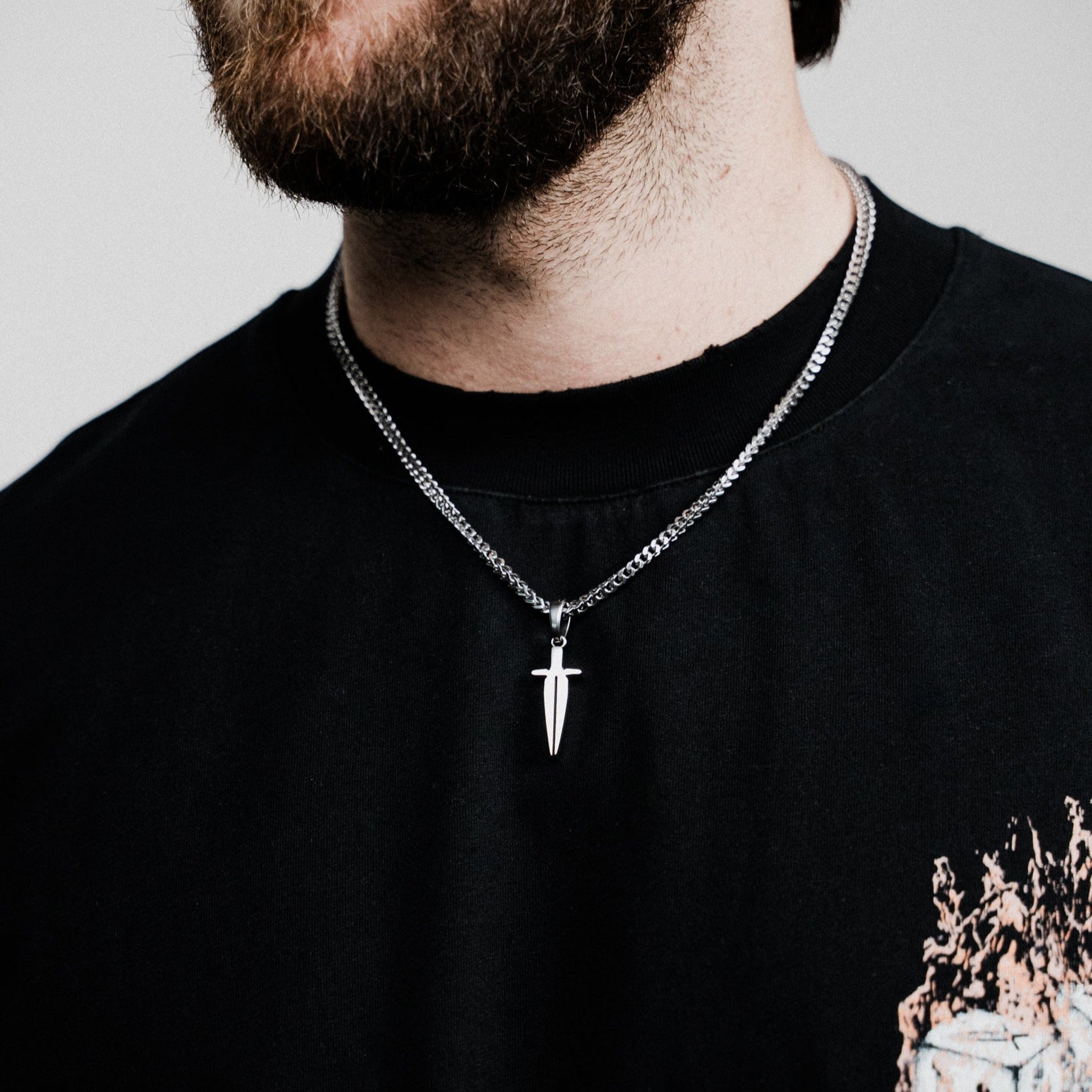 DAGGER FRANCO CHAIN - SILVER