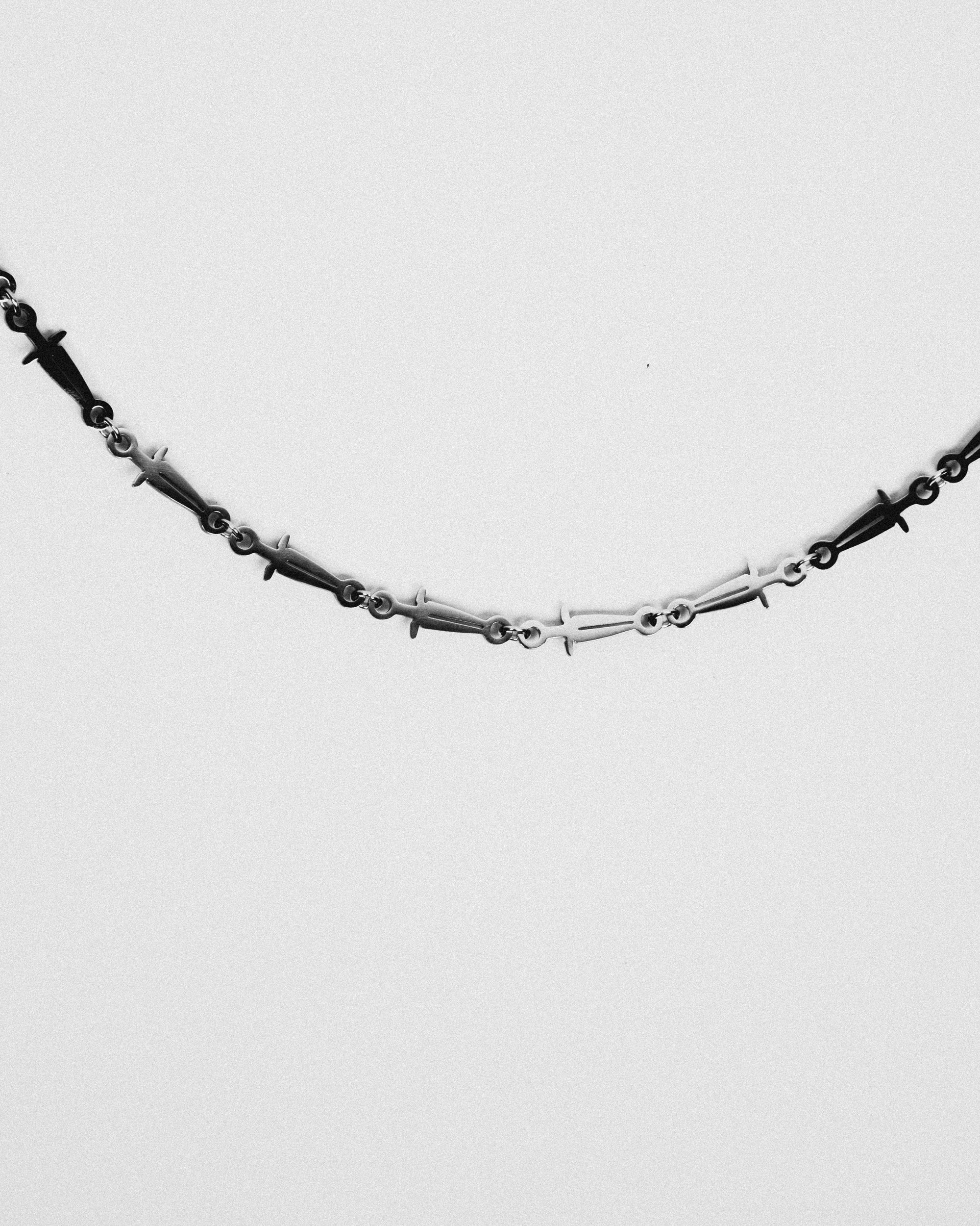 DAGGER LINK CHAIN - [SILVER]