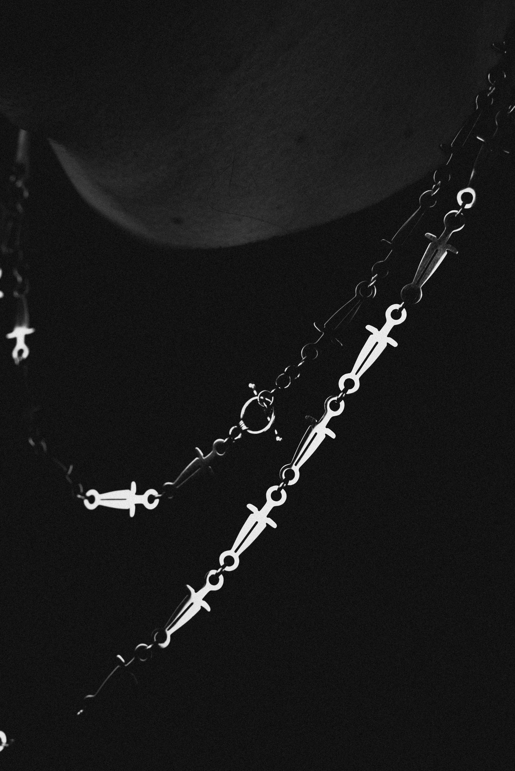 DAGGER LINK CHAIN - [SILVER]