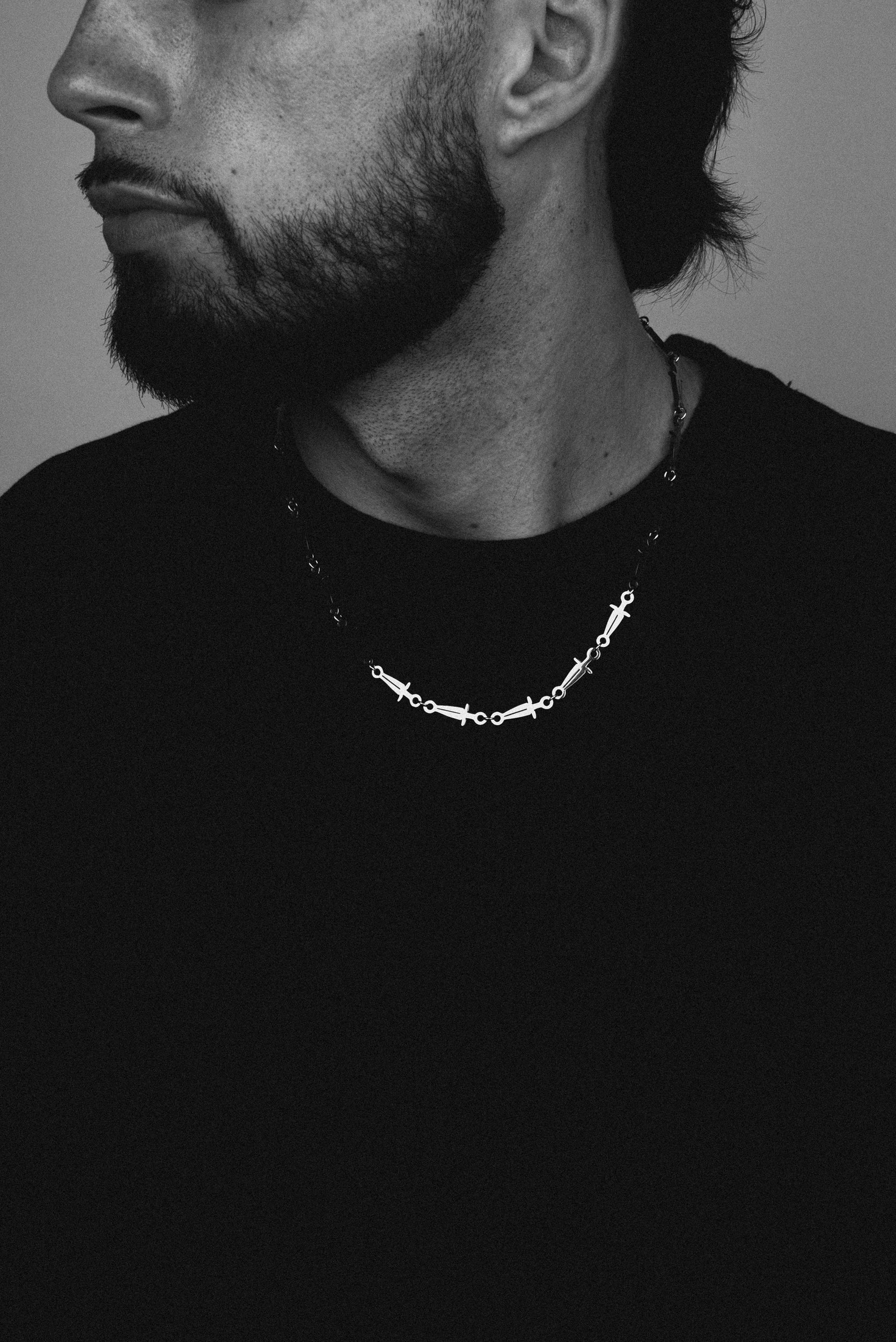 DAGGER LINK CHAIN - [SILVER]