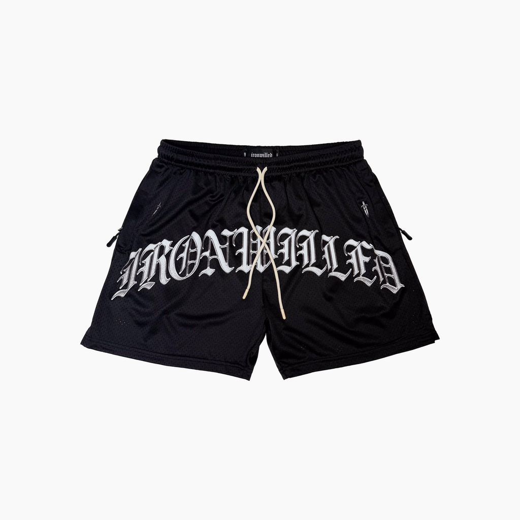 CHROME MESH SHORT - [BLACK]