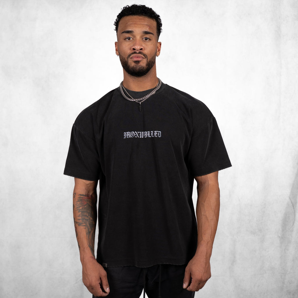 TRIPLE CHROME DAGGER TEE - [VINTAGE BLACK]