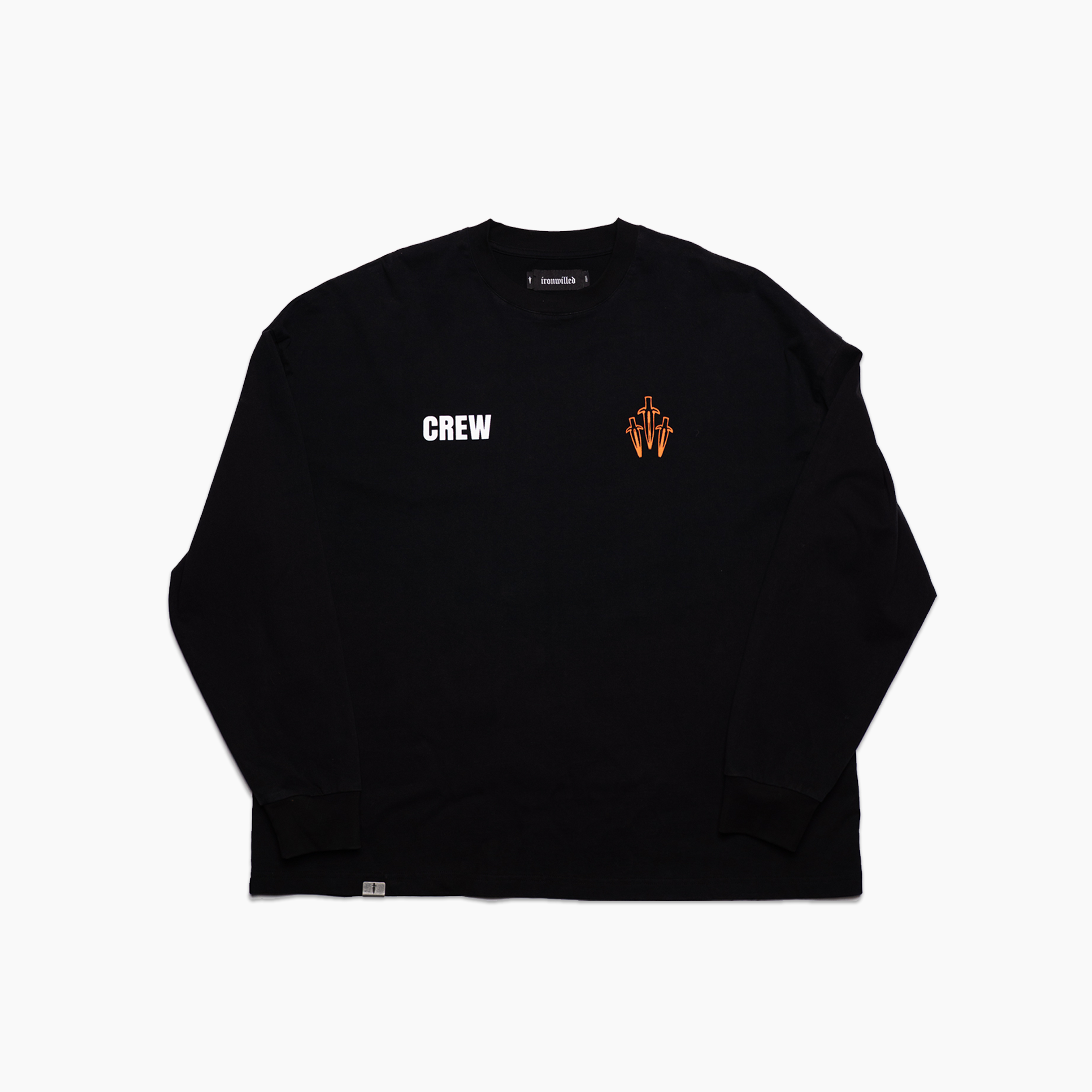 CREW LONG SLEEVE - [BLACK]