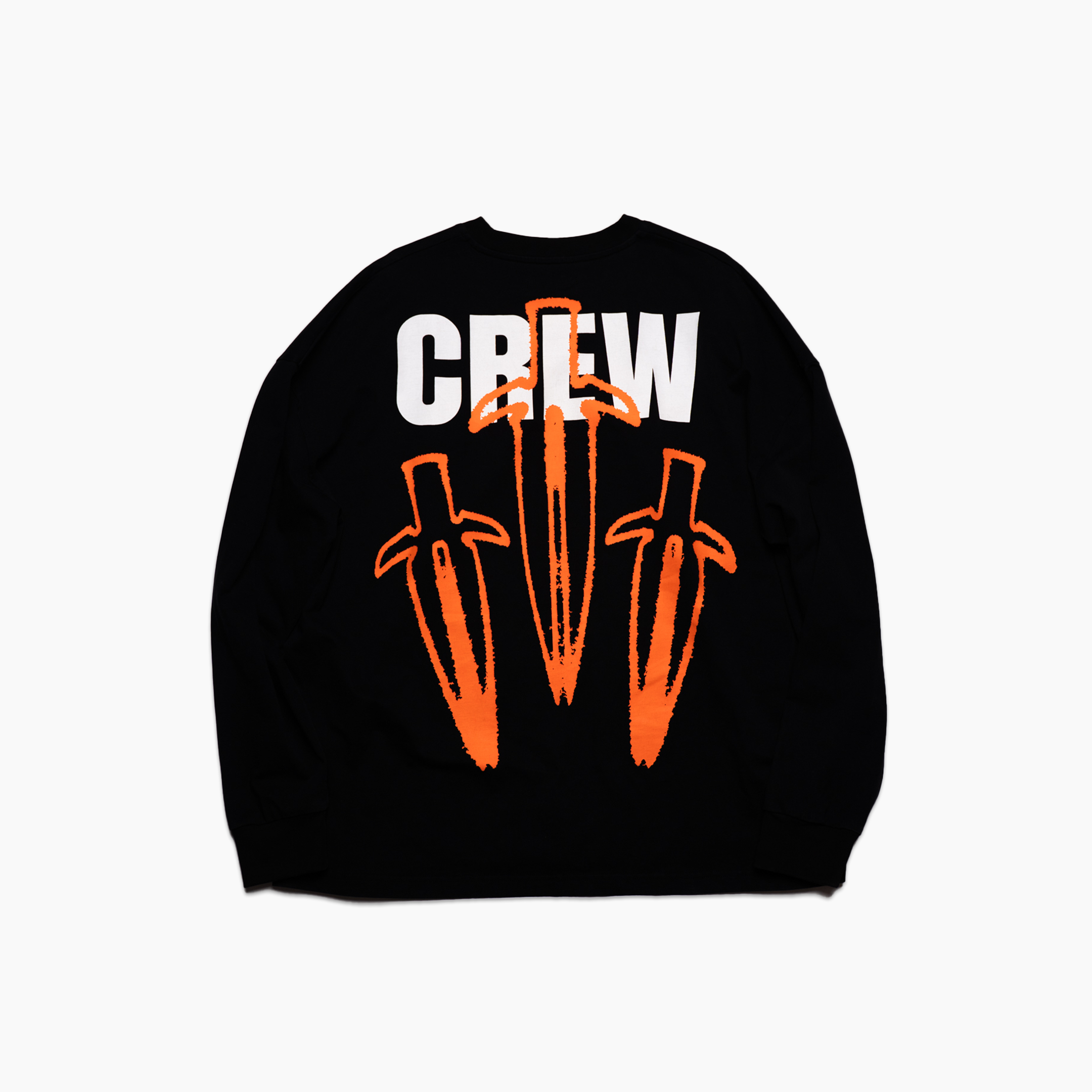 CREW LONG SLEEVE - [BLACK]