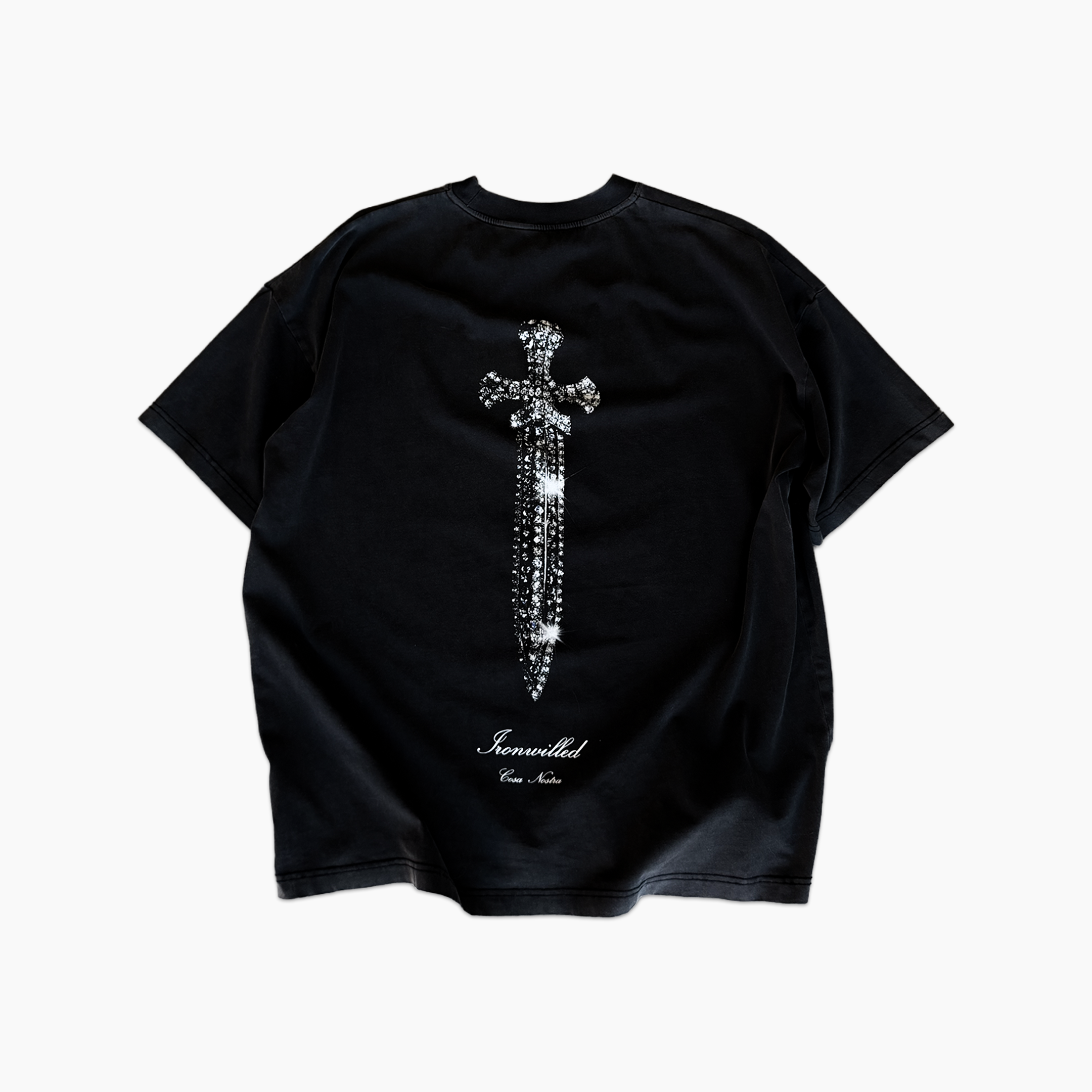 DIAMOND DAGGER TEE - [VINTAGE BLACK]
