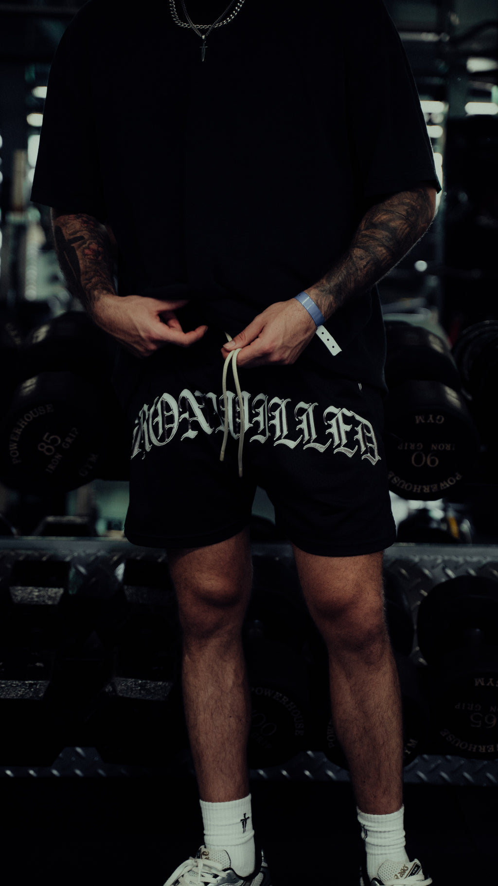CHROME MESH SHORT - [BLACK]