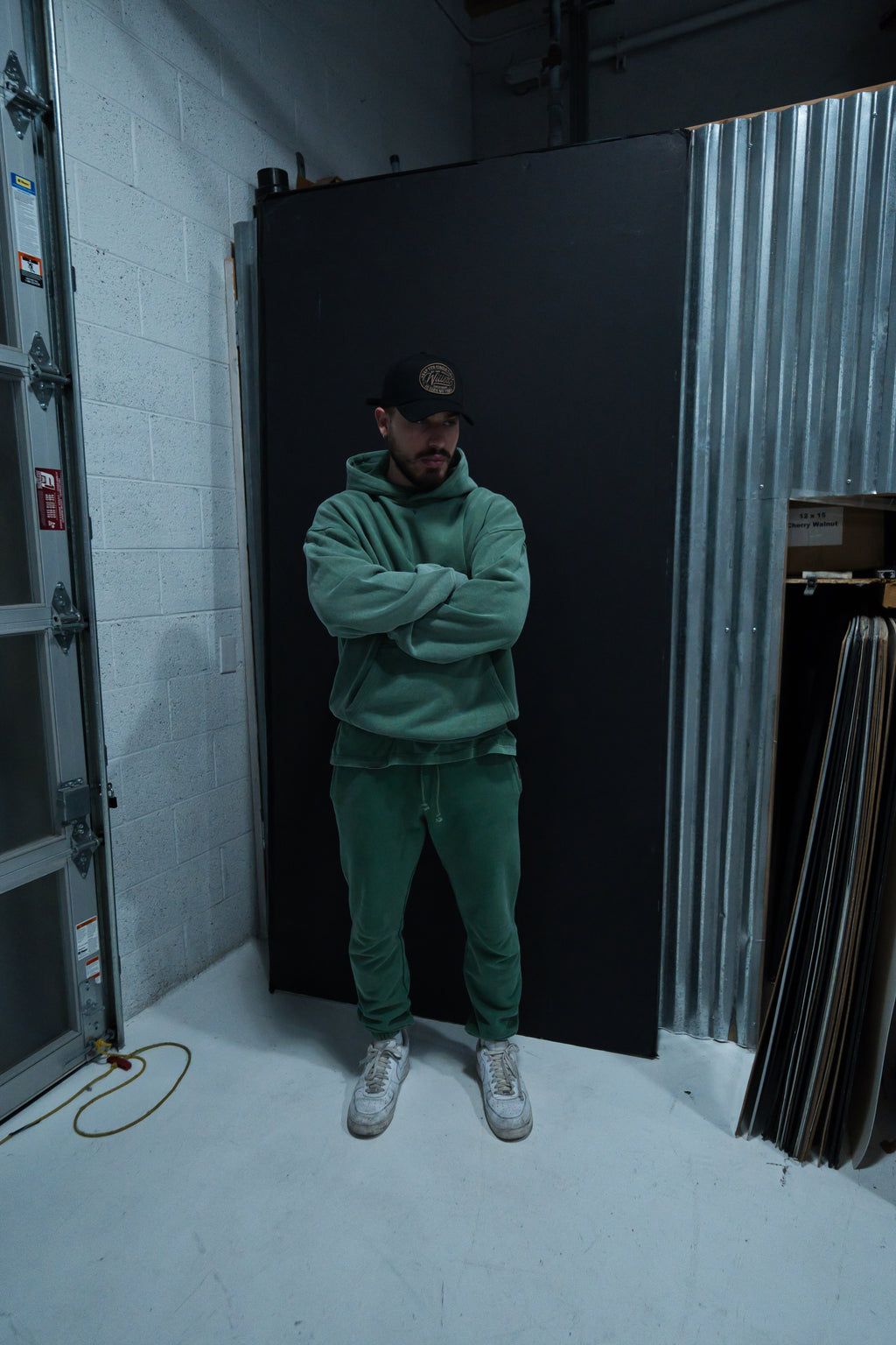 STAPLE SWEATPANTS - VINTAGE GREEN