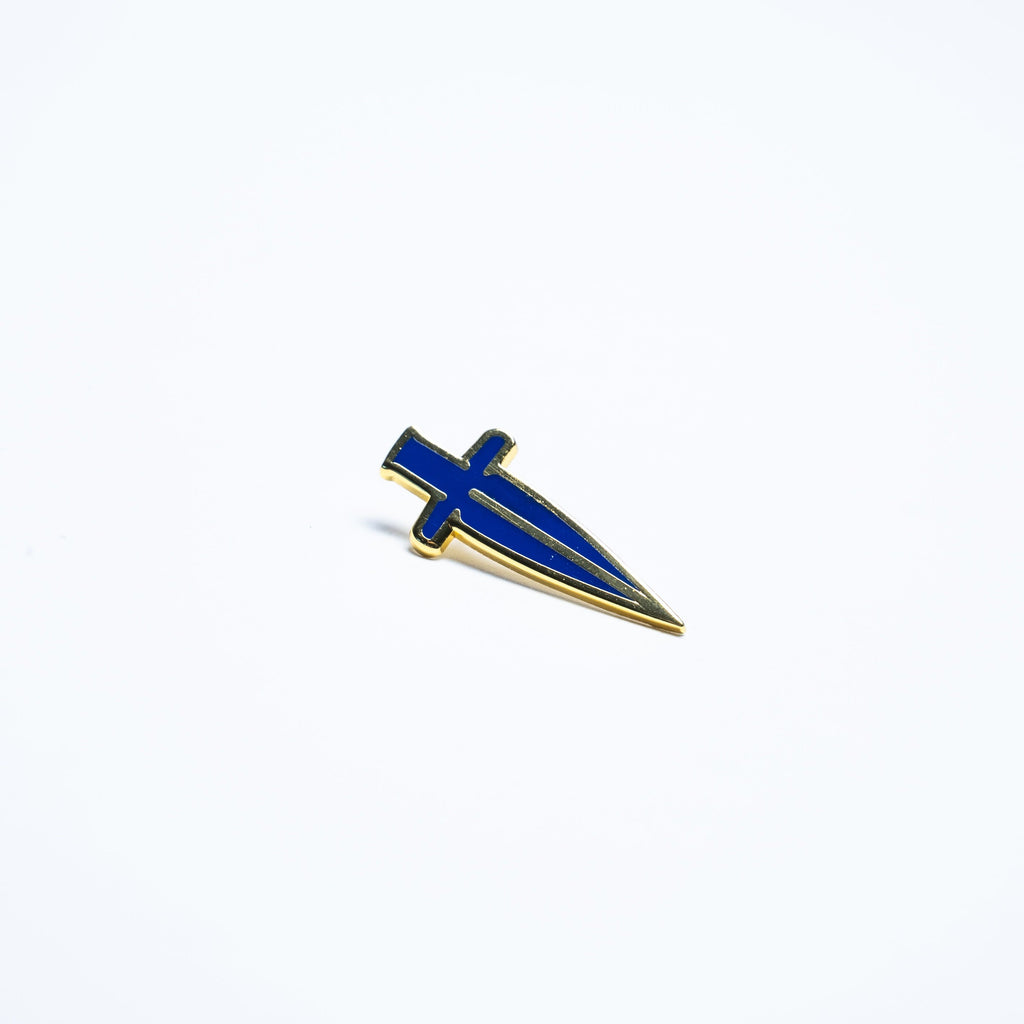 DAGGER PIN - BLUE