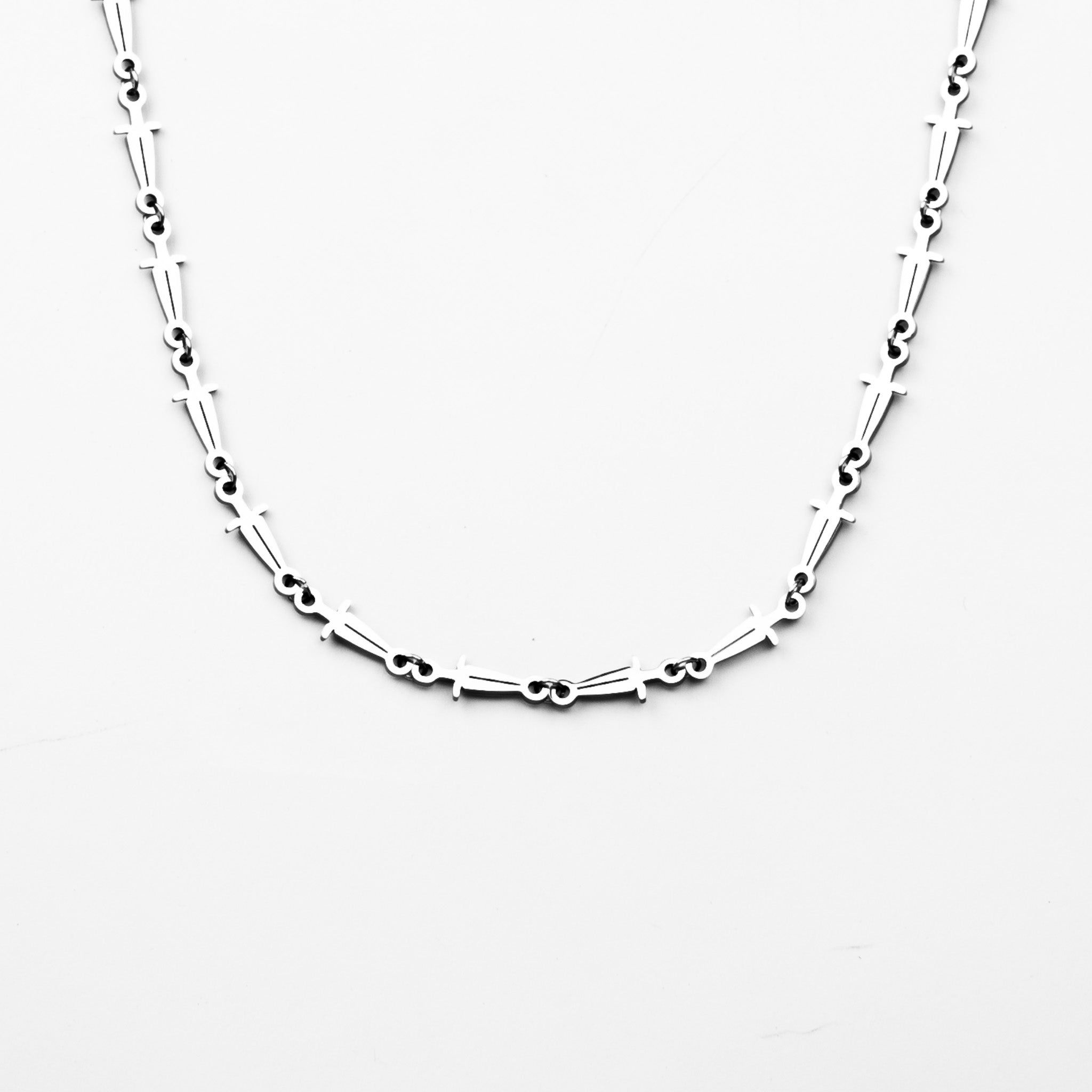 DAGGER LINK CHAIN - [SILVER]