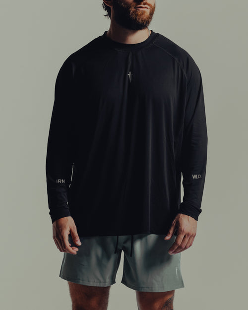 TECH LONG SLEEVE - [BLACK]