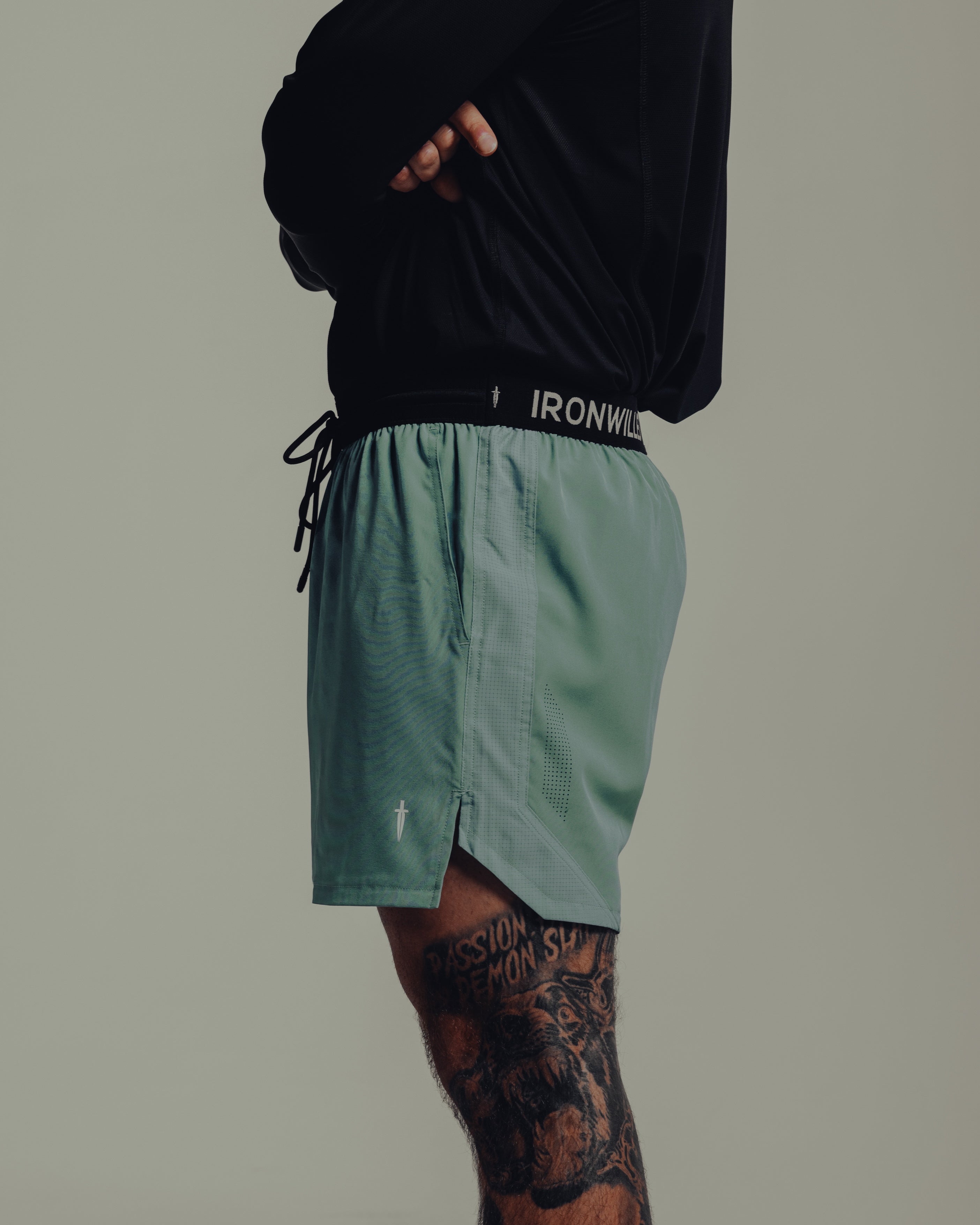 THE TRAINING SHORT - [TEAL]