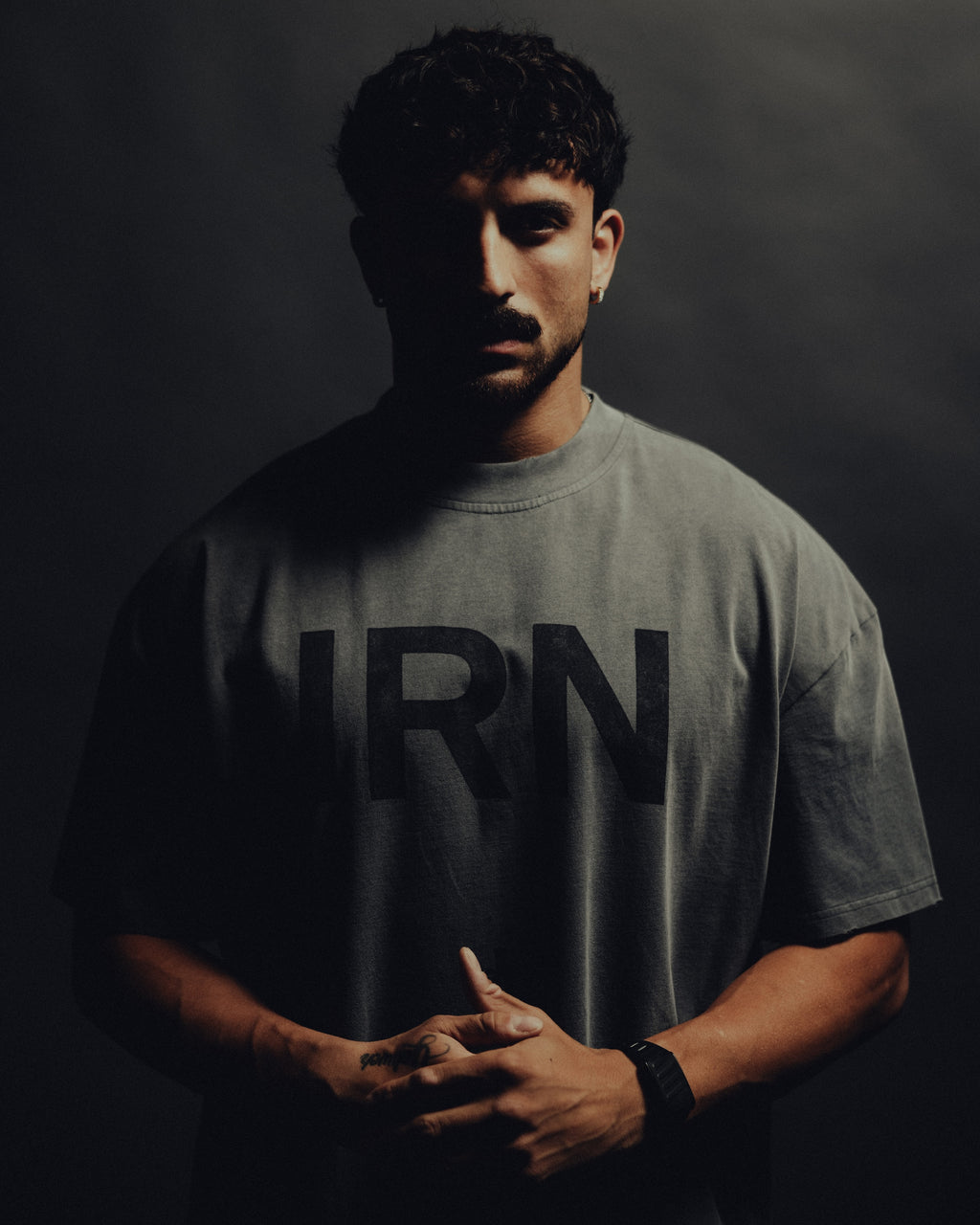 IRN TEE - [FADED GREY]