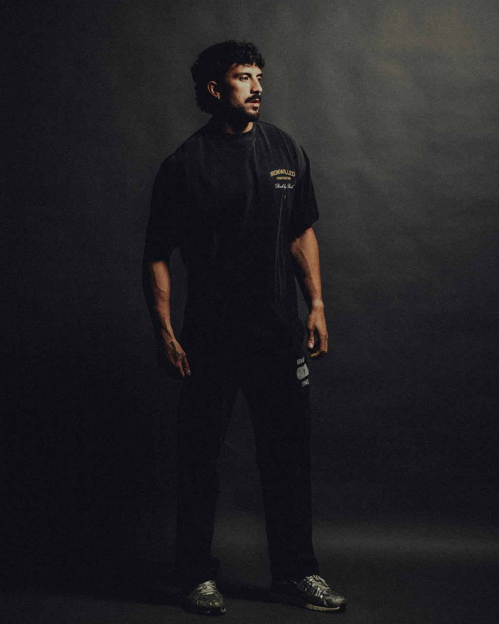 IRN TRNG SWEATPANTS - [FADED BLACK]