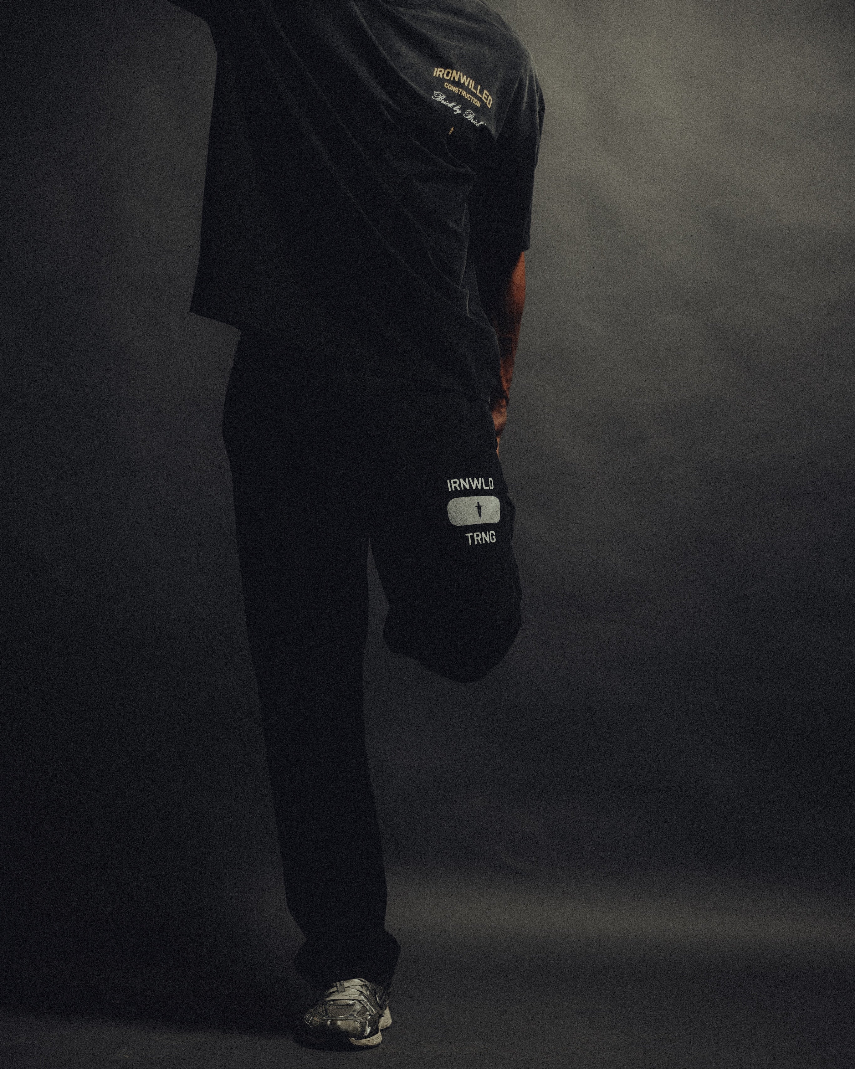 IRN TRNG SWEATPANTS - [FADED BLACK]