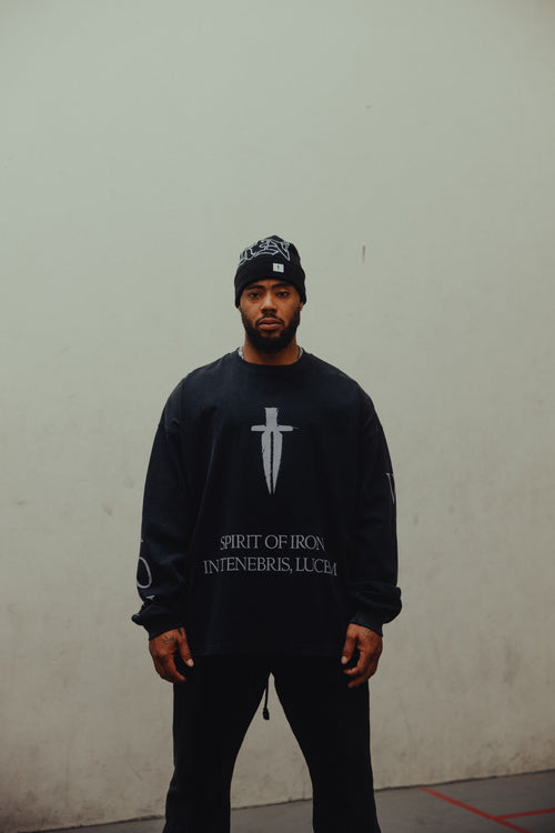 IRON SPIRIT LONG SLEEVE - [VINTAGE BLACK]