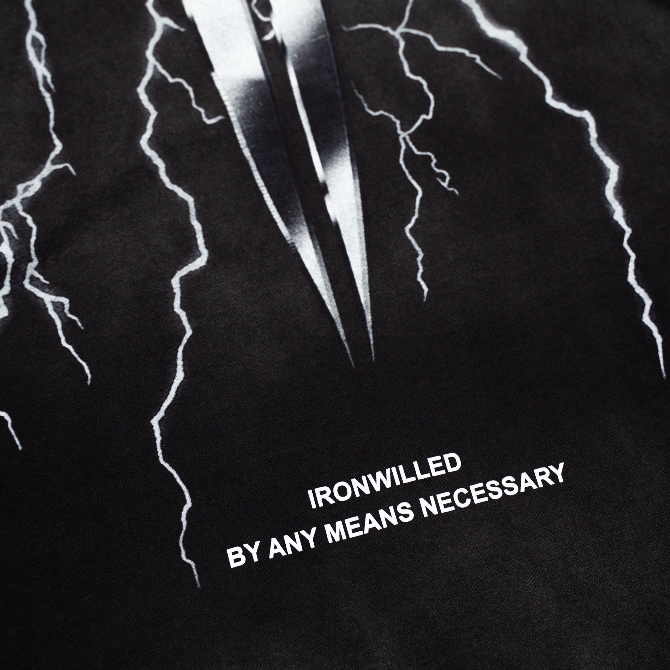 LIGHTNING DAGGER VINTAGE TEE - [FADED BLACK]