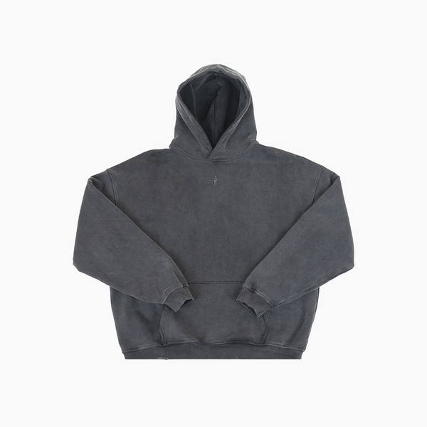 STAPLE OVERSIZED HOODIE - VINTAGE GREY – IRONWILLED