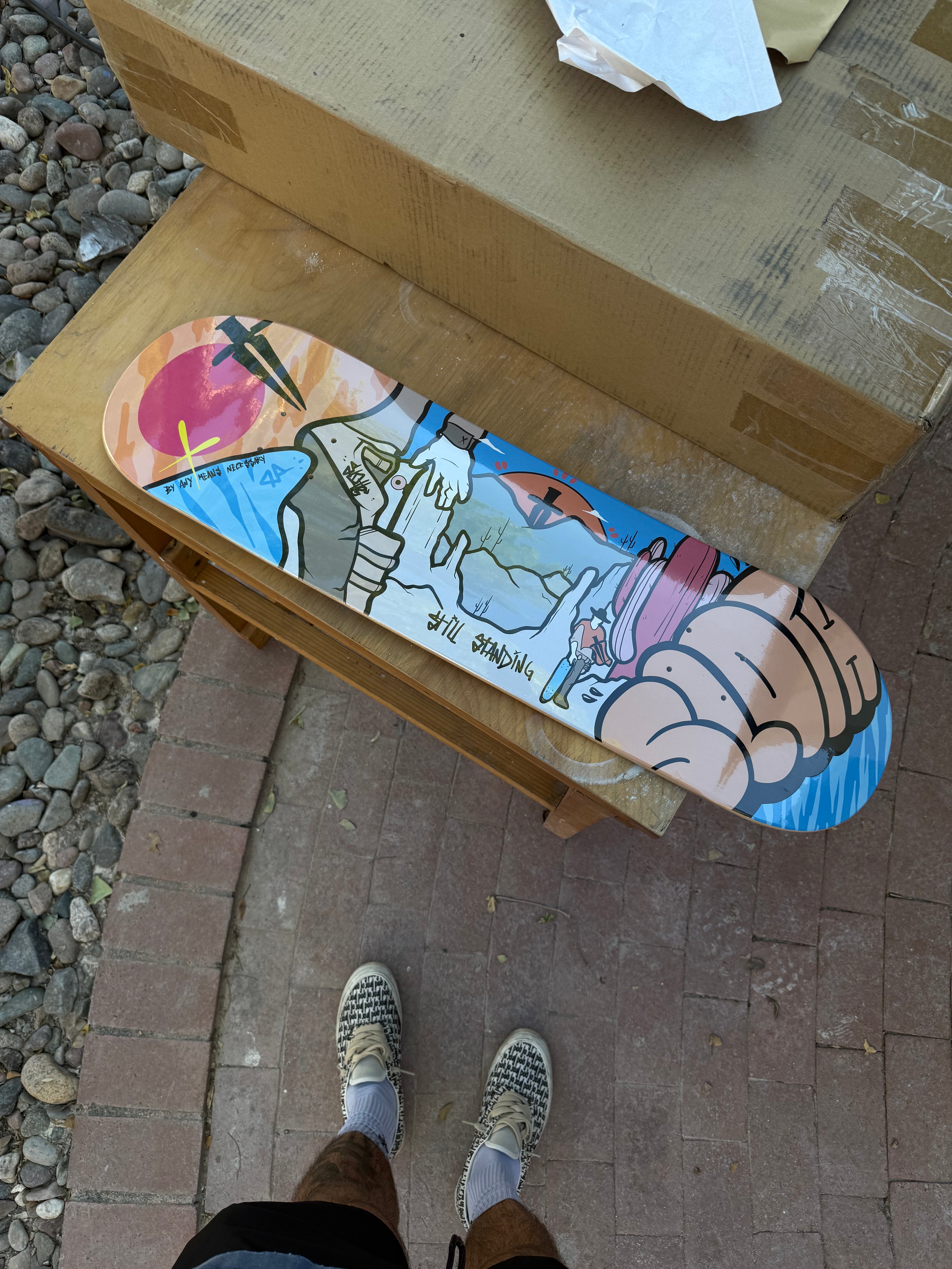 "STILL STANDING" SKATE DECK