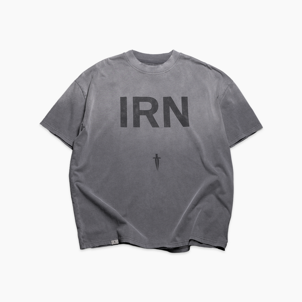 IRN TEE - [FADED GREY]