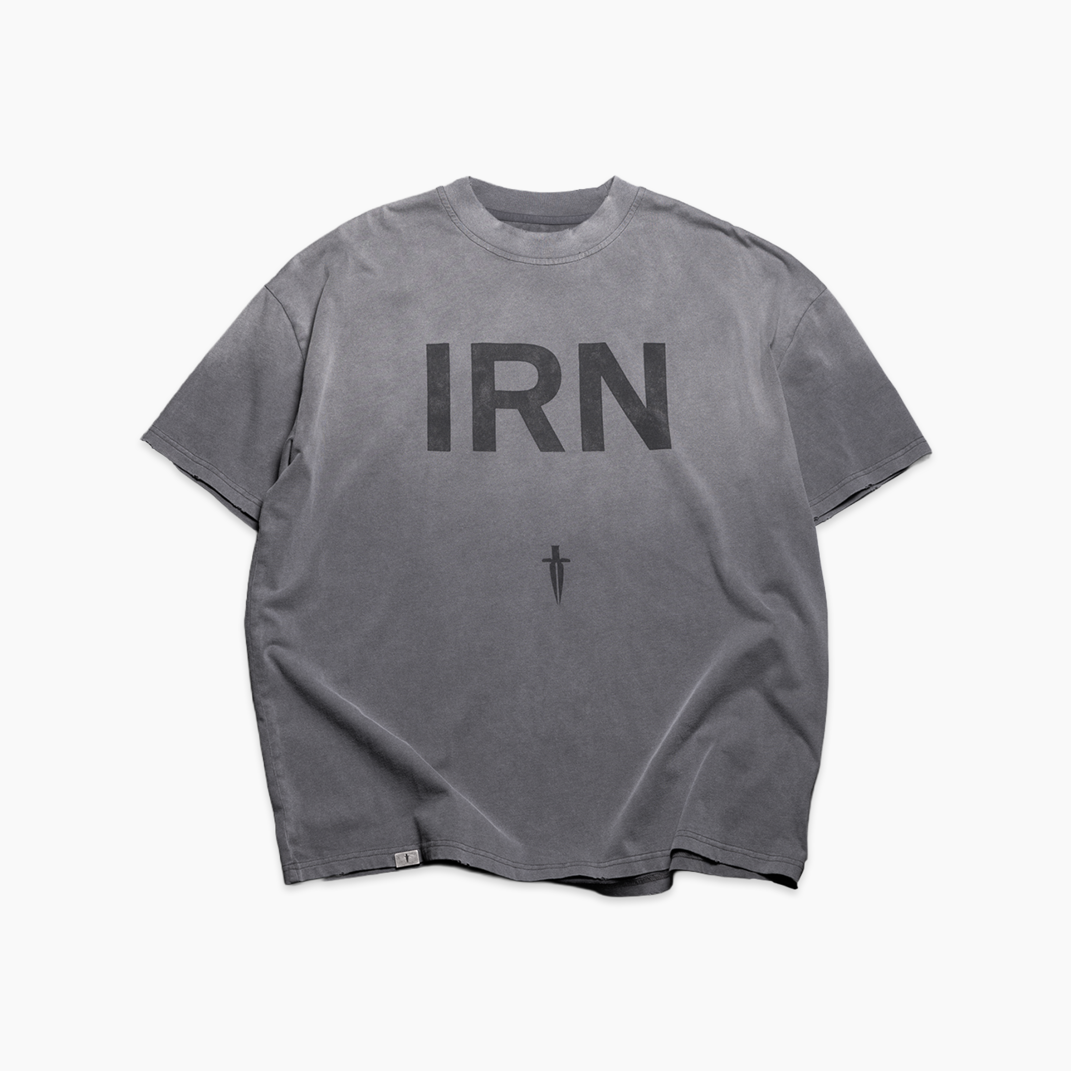 IRN TEE - [FADED GREY]