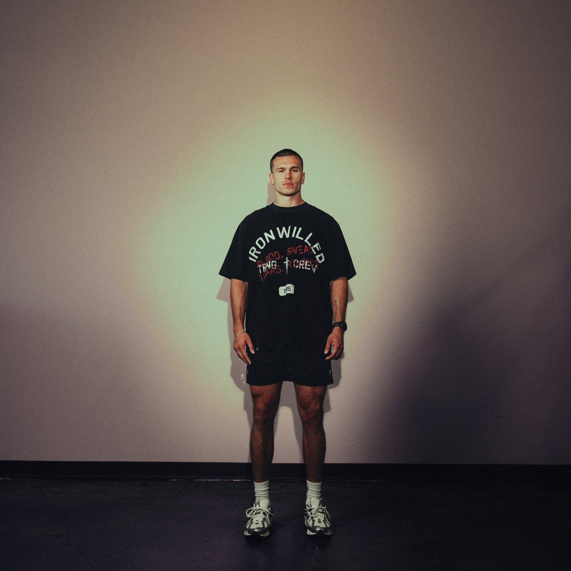 "BSTR" TRAINING TEE - [BLACK]