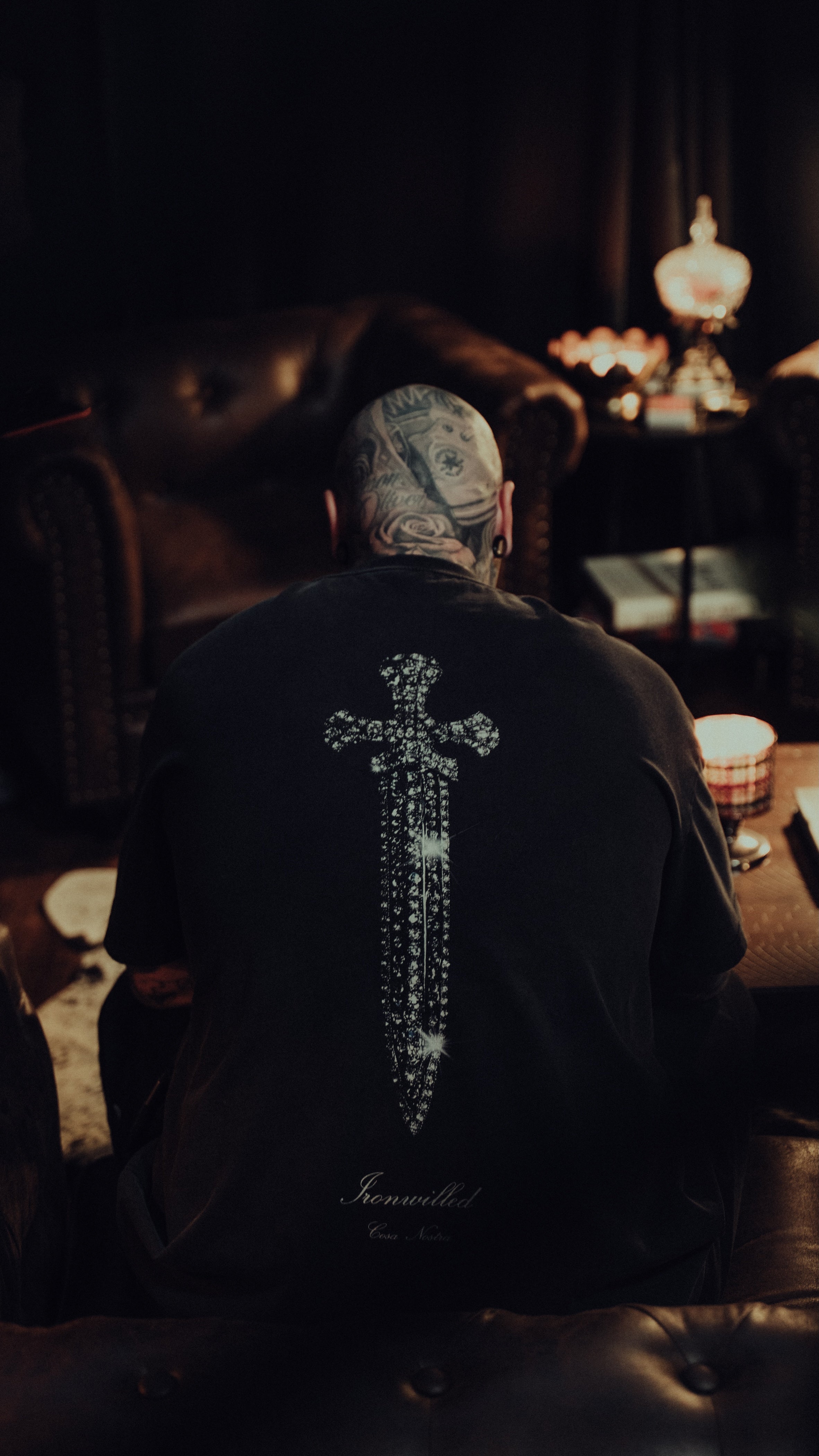 DIAMOND DAGGER TEE - [VINTAGE BLACK]