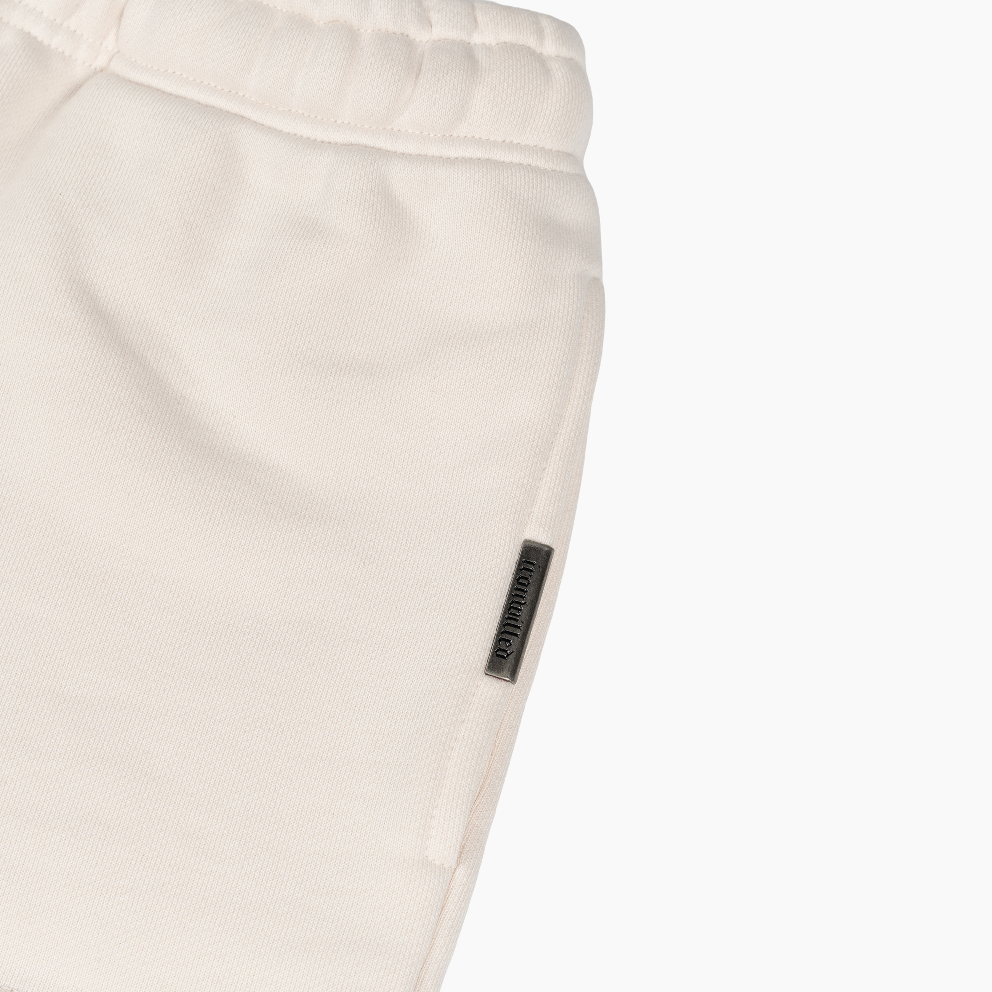 WOMEN'S STAPLE RELAXED SWEAT SHORTS - CREAM