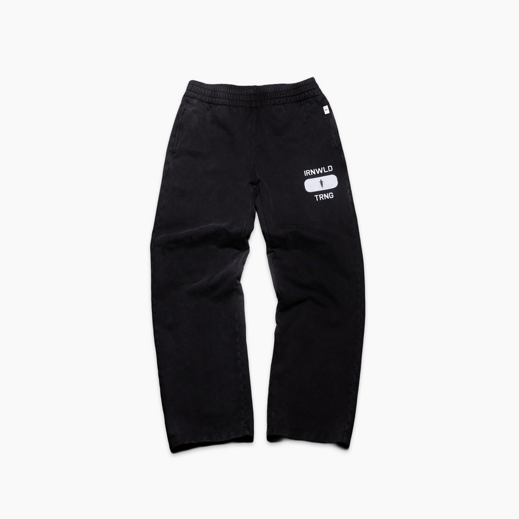 IRN TRNG SWEATPANTS - [FADED BLACK]
