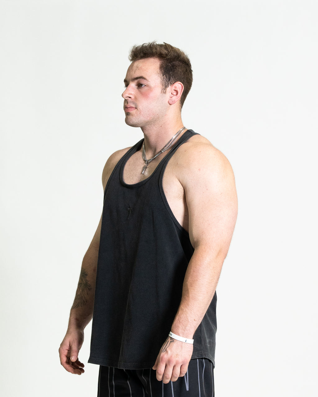 DAGGER OVERSIZED STRINGER - VINTAGE GREY