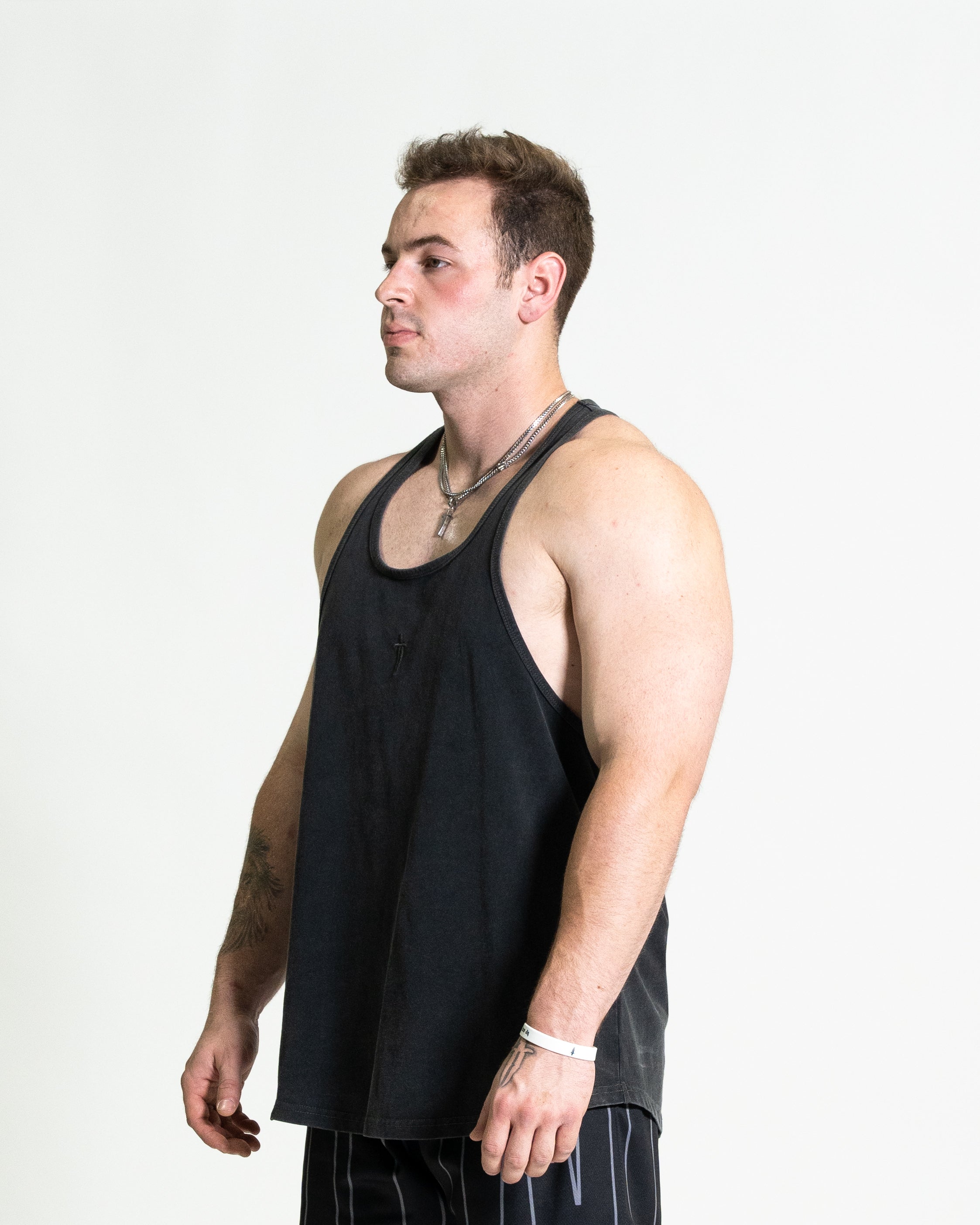 DAGGER OVERSIZED STRINGER - VINTAGE GREY