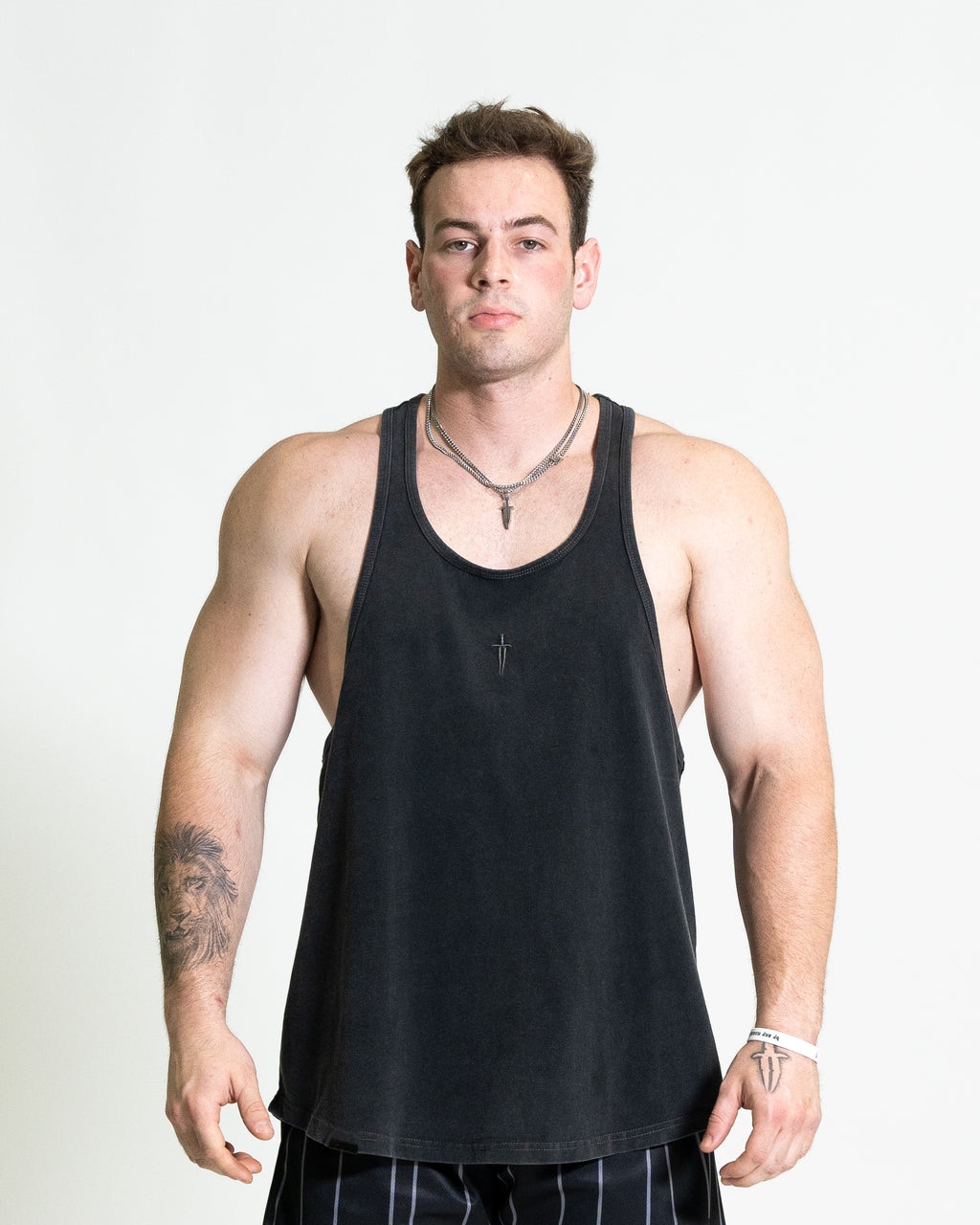 DAGGER OVERSIZED STRINGER - VINTAGE GREY