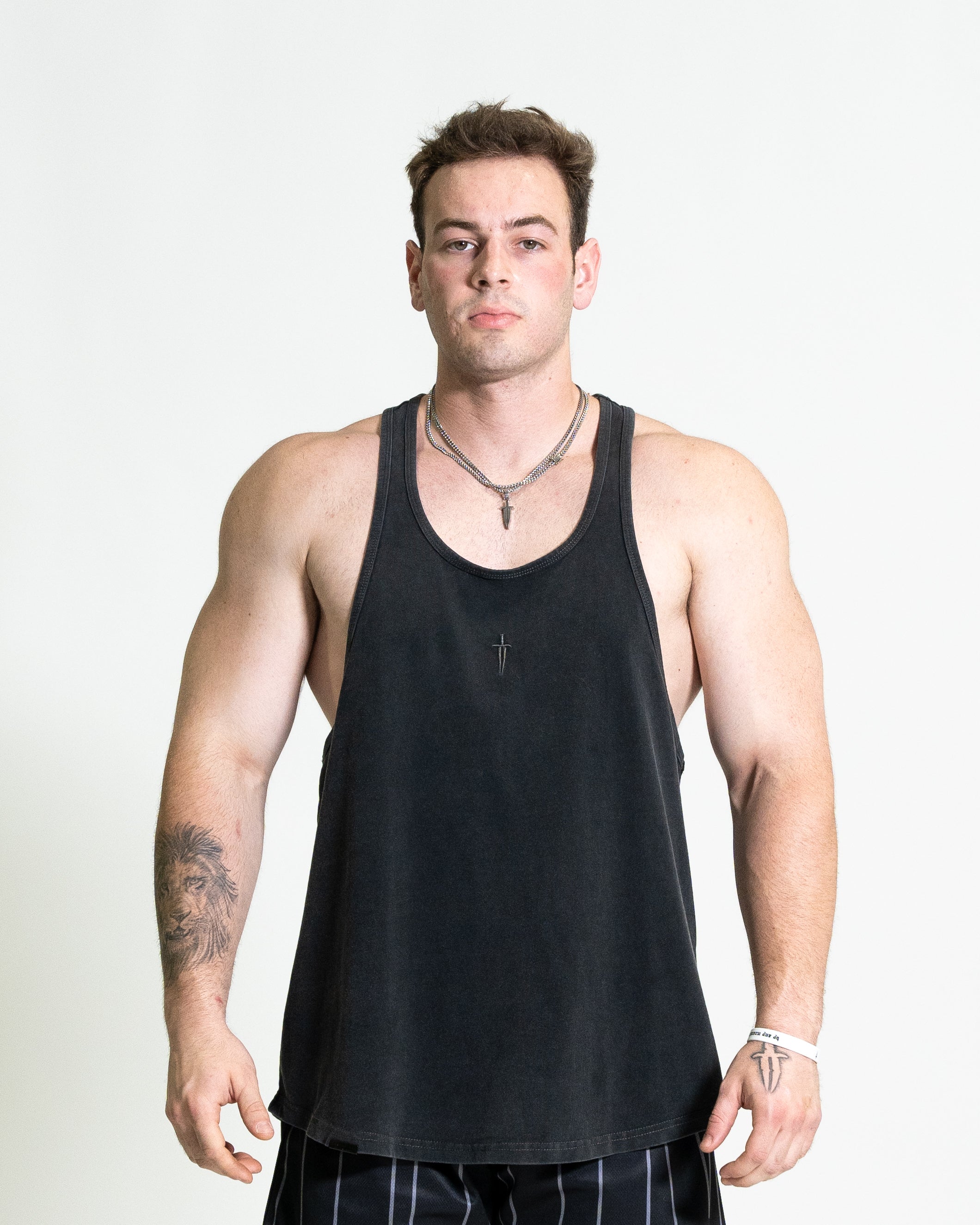 DAGGER OVERSIZED STRINGER - VINTAGE GREY