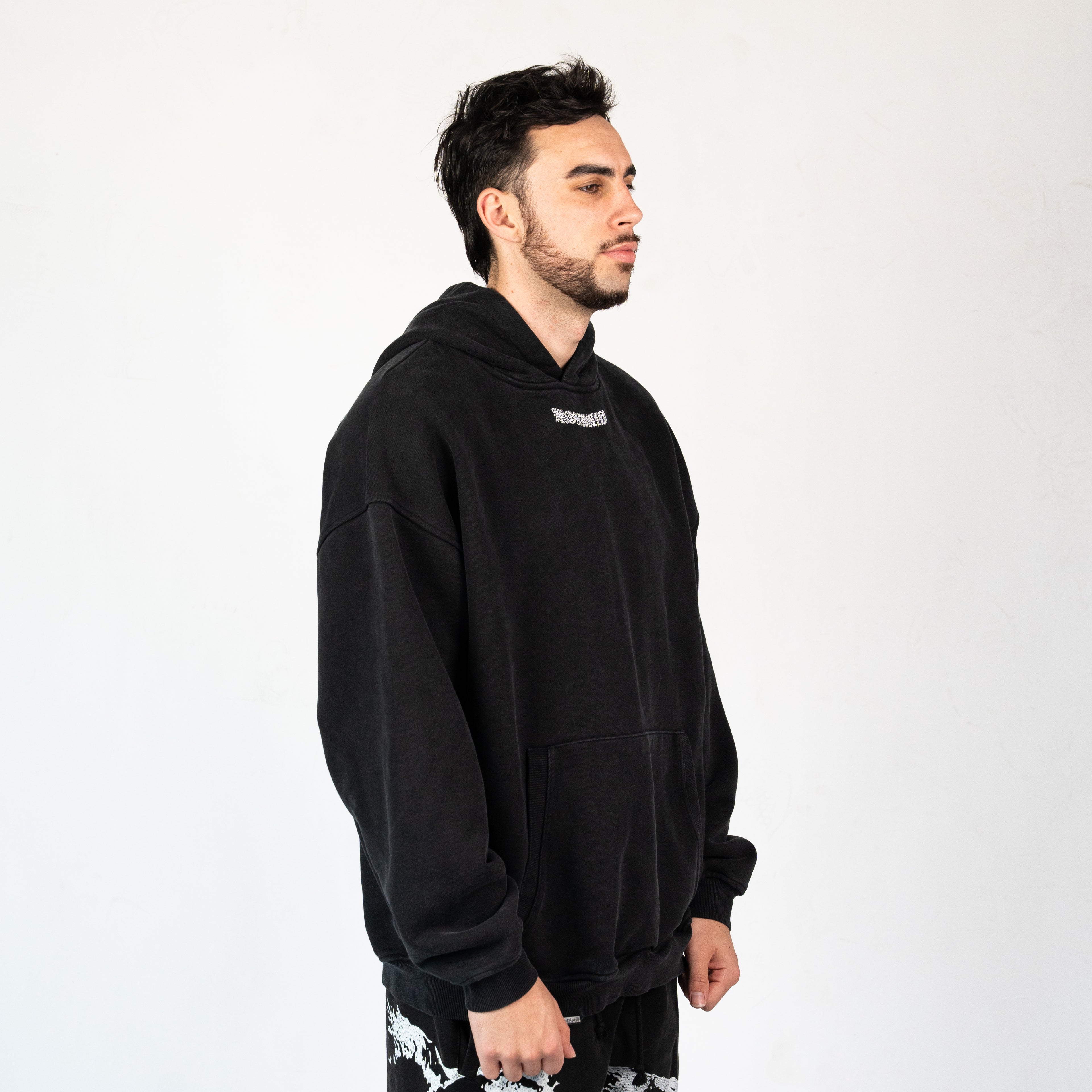 CHROME DAGGER HOODIE - VINTAGE BLACK
