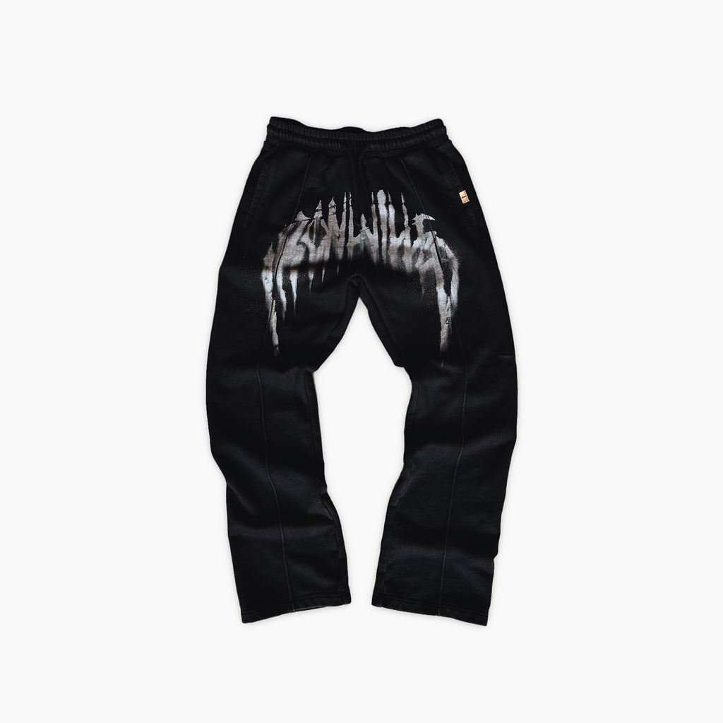 VICIOUS PLEATED SWEATPANTS - [BLACK]