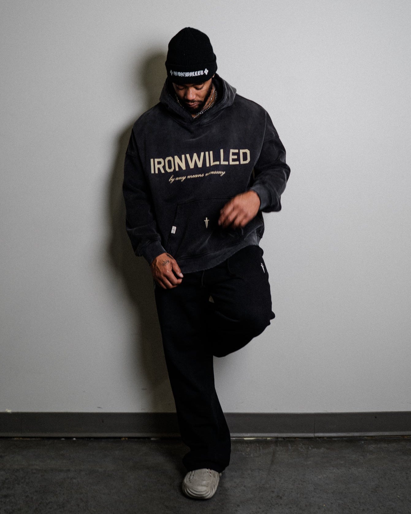 KIN HOODIE - [FADED BLACK]